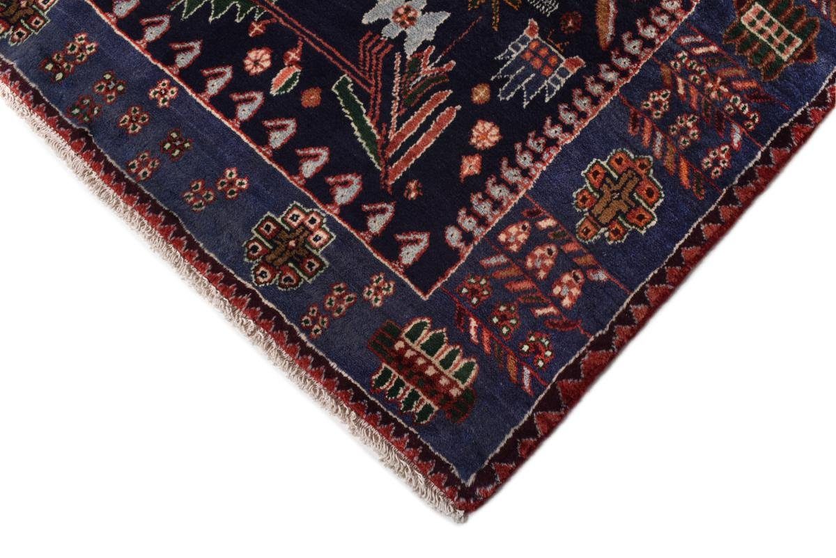 Orientteppich Shahsavan 167x383 Nain / Perserteppich, 12 mm Handgeknüpfter Trading, Höhe: Orientteppich rechteckig