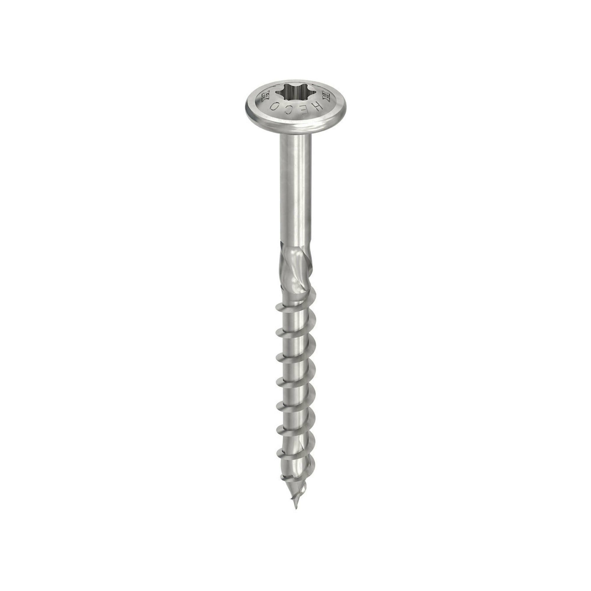 Heco Schraube HECO-TOPIX-plus A2 8,0 x 160, Tellerkopf, T-Drive, TG 50 Stk