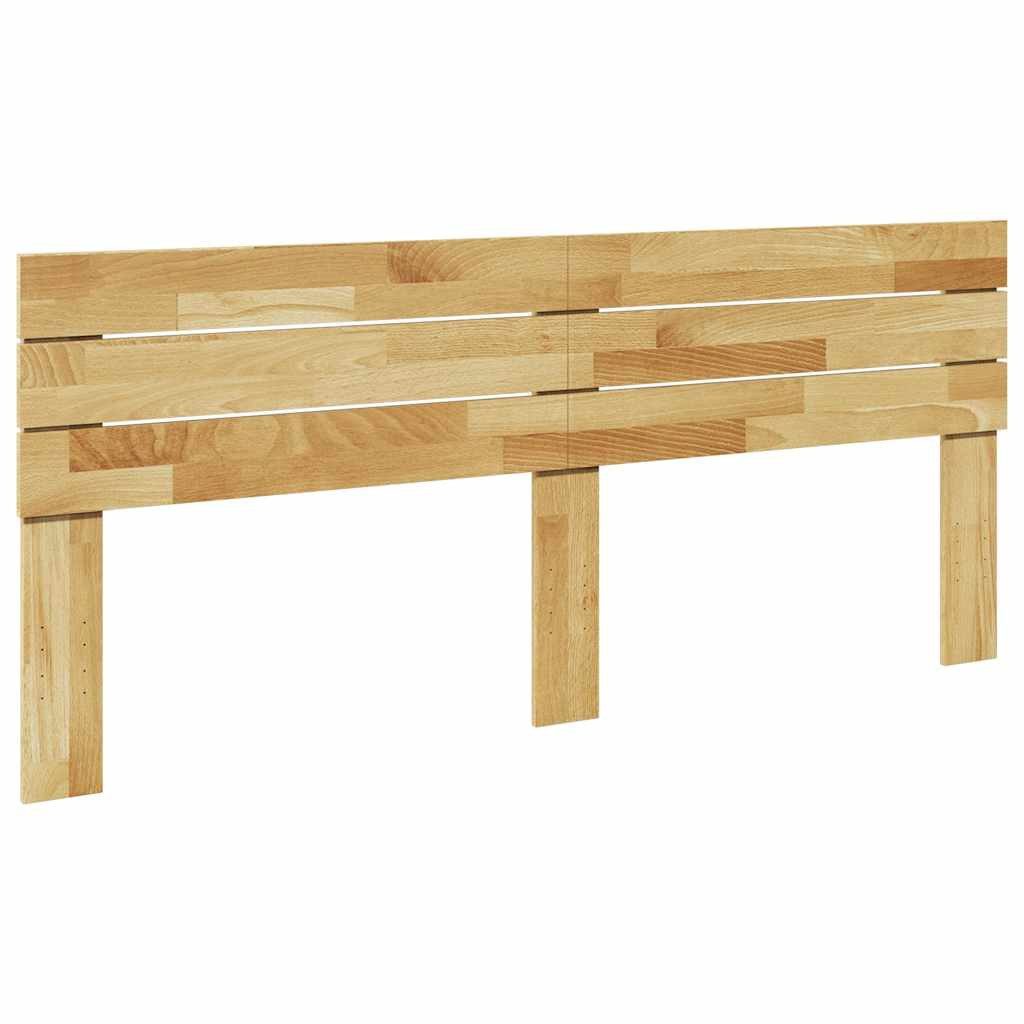 vidaXL Bett Kopfteil 200 cm Massivholz Eiche (1-tlg) günstig online kaufen