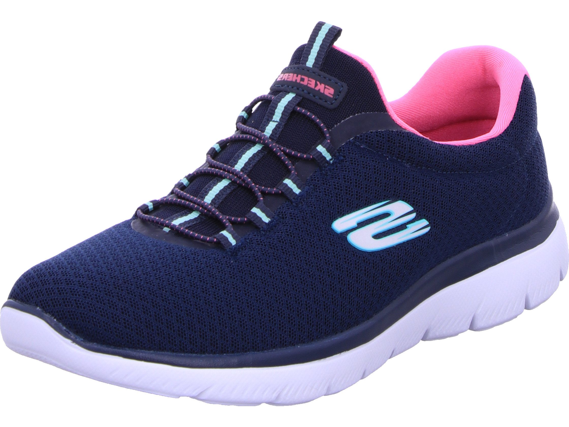 Skechers Summits Slip-On Sneaker Slipper, Freizeitschuh, Komfortschuh mit Gummizug