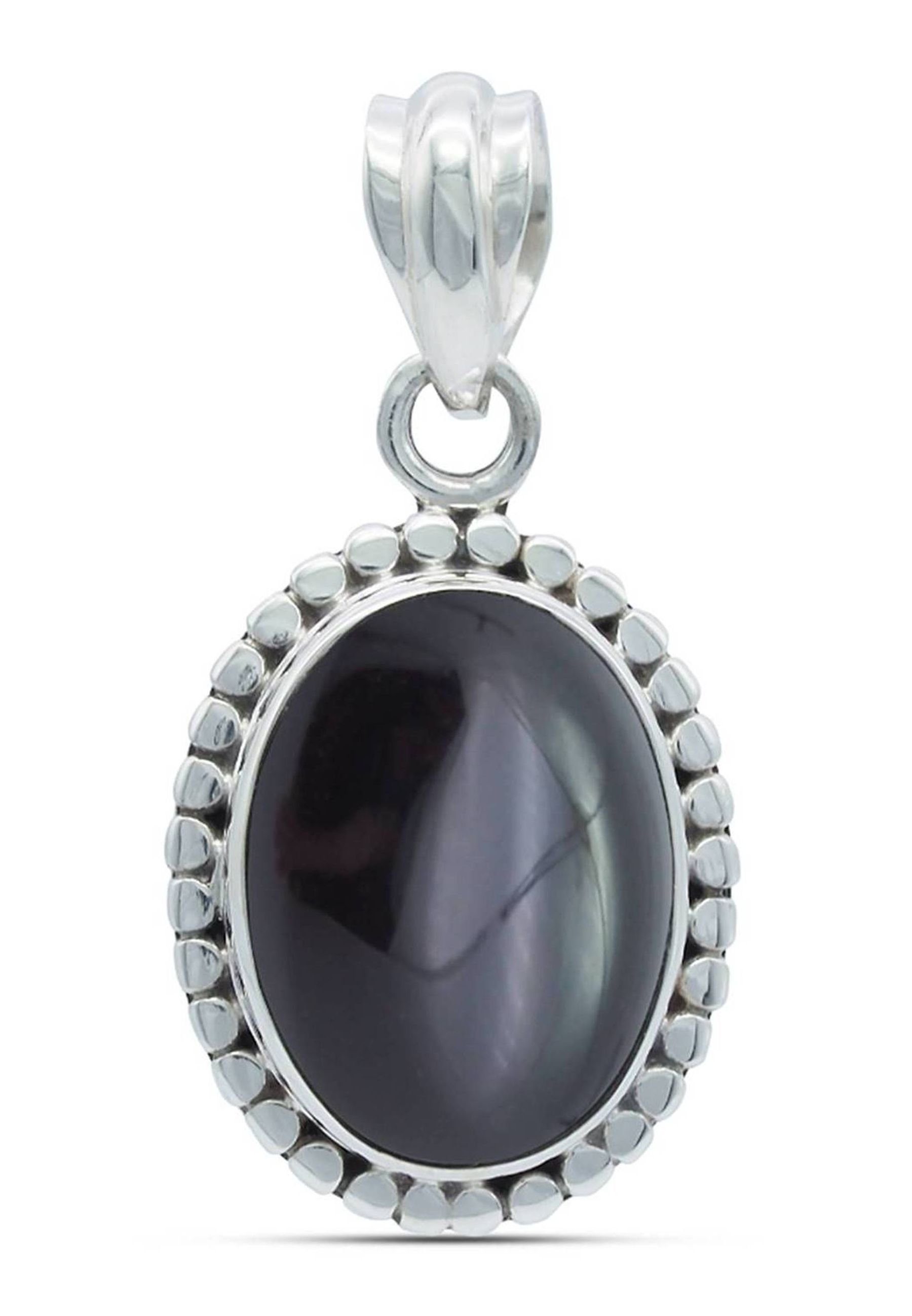 Kettenanhänger mantraroma Silber Onyx mit 925er