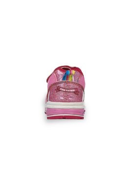 Kids2Go Glitter-Sneaker von PawPatrol mit Licht in der Außensohle Sneaker Skye & Everest Motiv. Fersen-Lasche. Licht-Sohle. Glitzeroptik