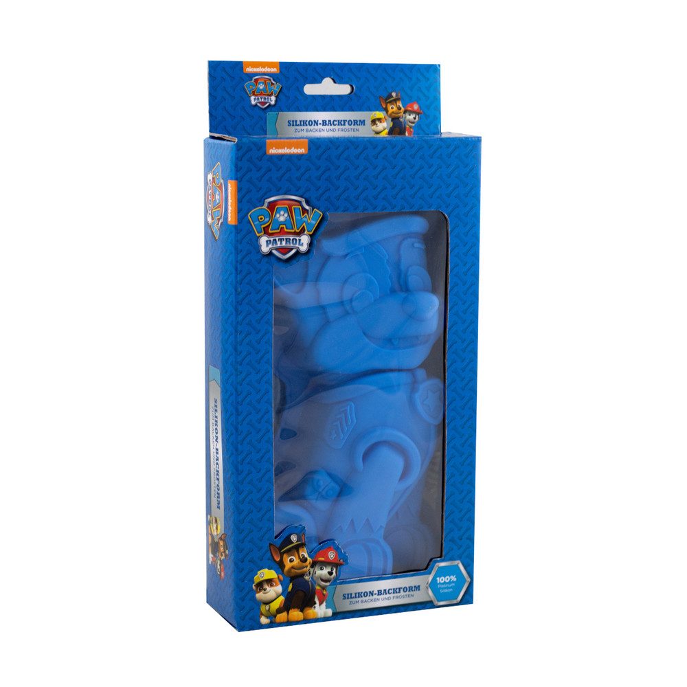 p:os Muffinform Paw Patrol - Silikon-Backform - ca. 21,5 x 27 x 7 cm