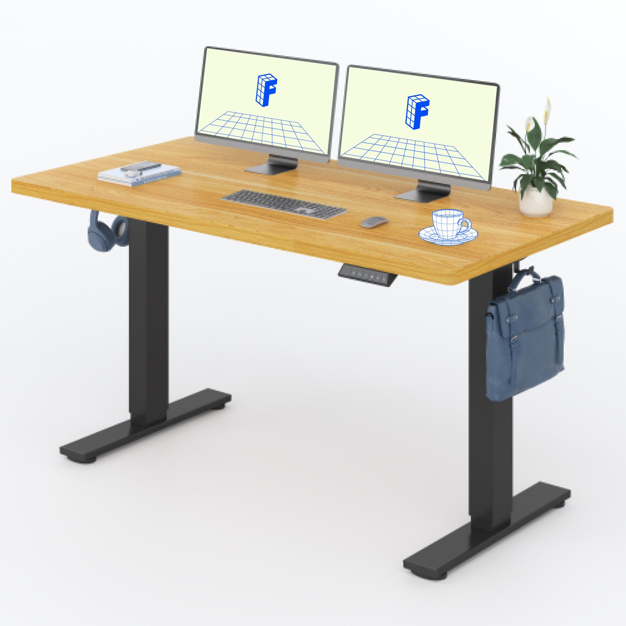 FLEXISPOT Schreibtisch Basic-Series Elektrisch höhenverstellbarer Schreibti günstig online kaufen