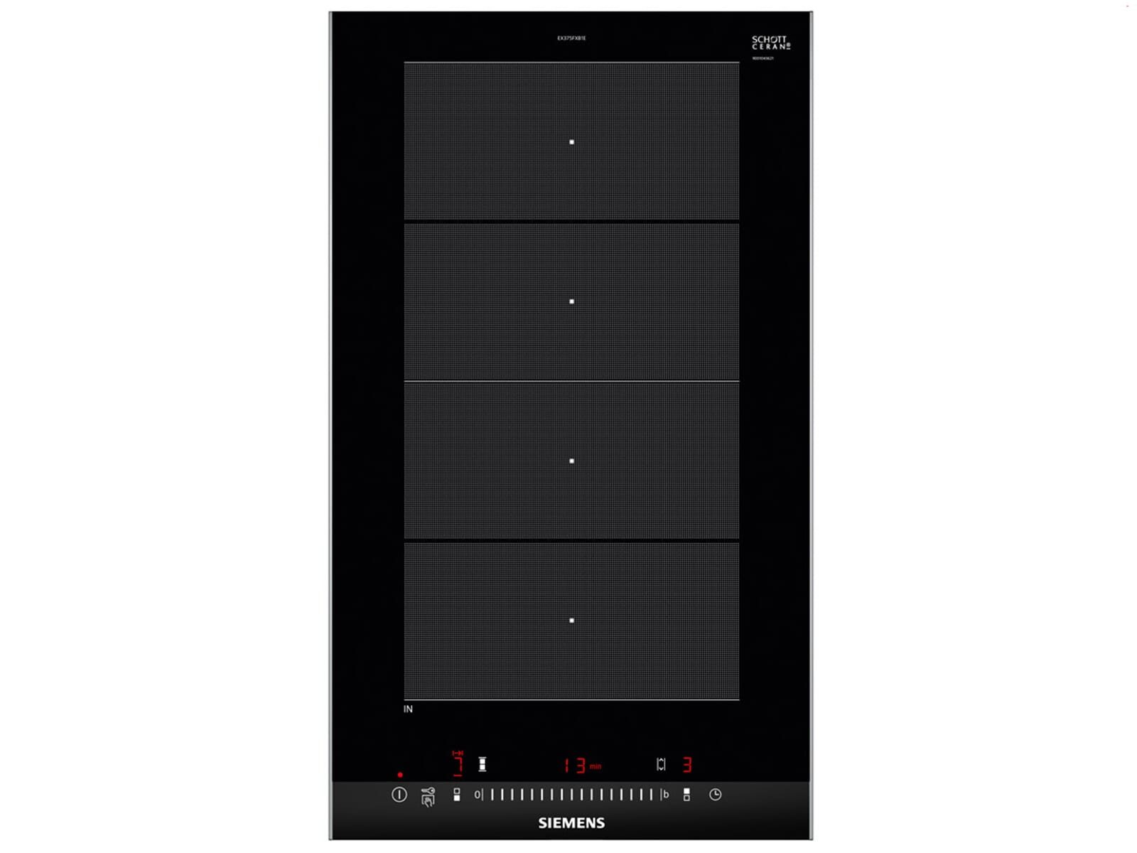 SIEMENS Induktions-Kochfeld EX375FXB1E, autark, Powerboost-Funktion, Timer