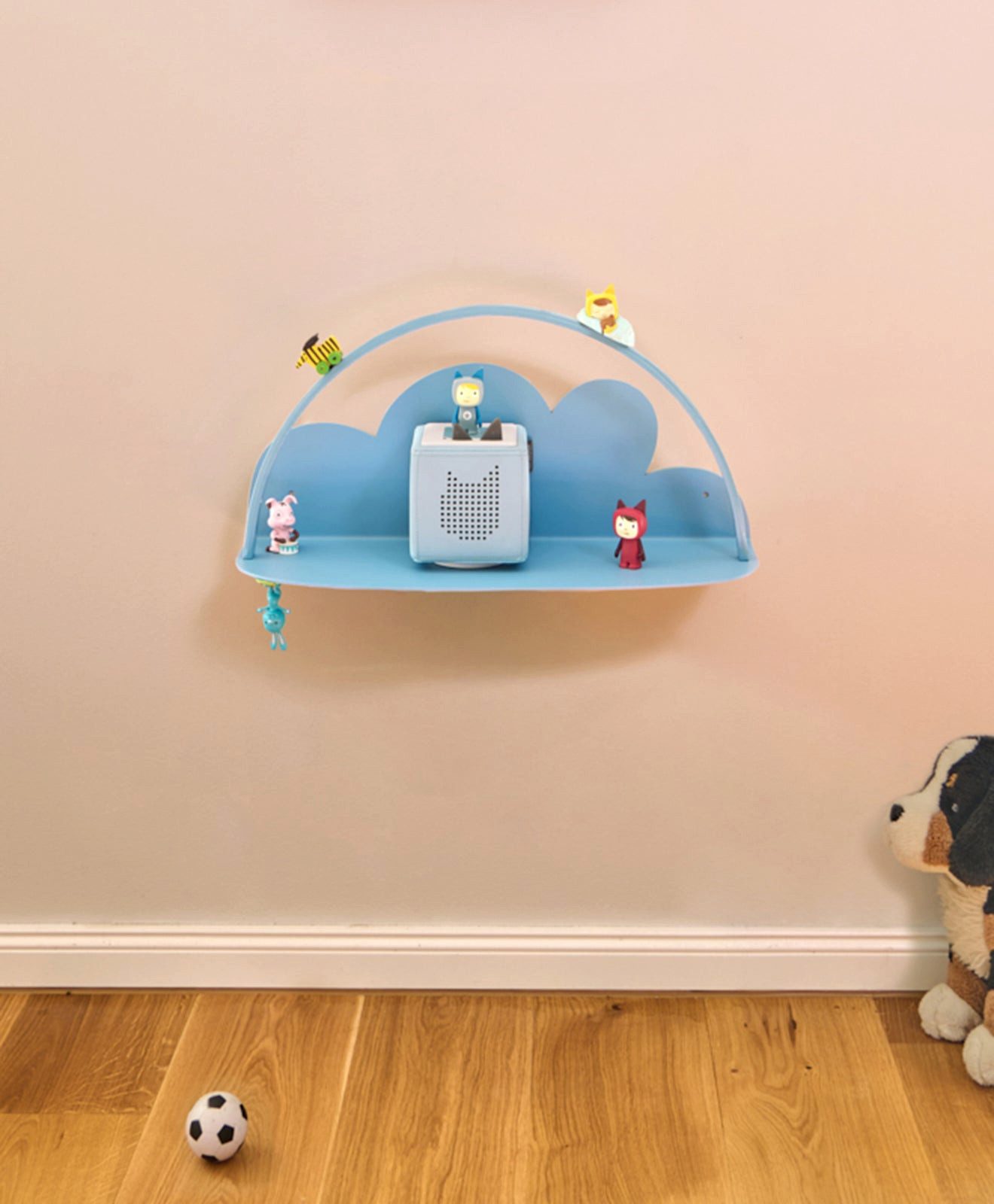 KAWENTSMANN Kinderregal Regal für Tonies und Toniebox, Wandregal WOLKE