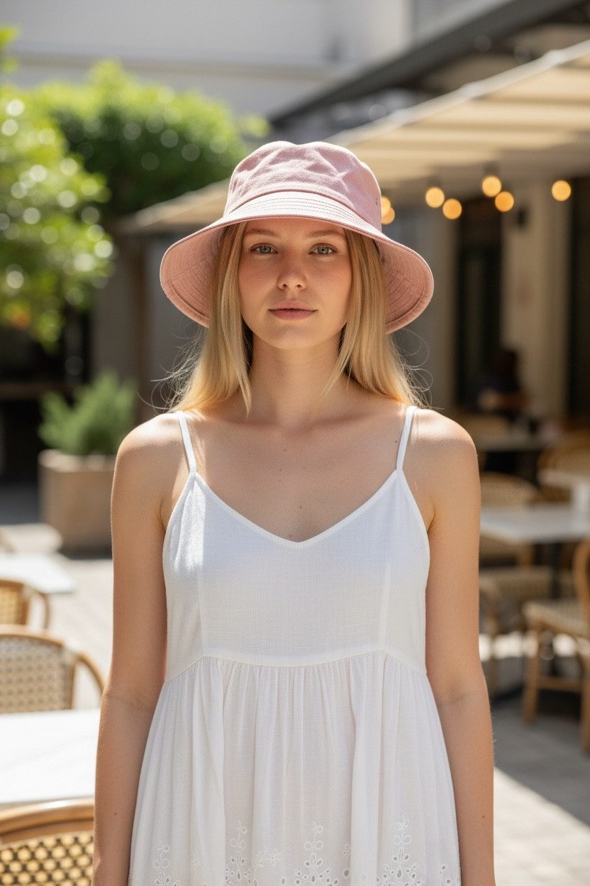Taschen4life Sonnenhut Modischer Sommer Leinen Hut Bucket Hat, Größenverste günstig online kaufen