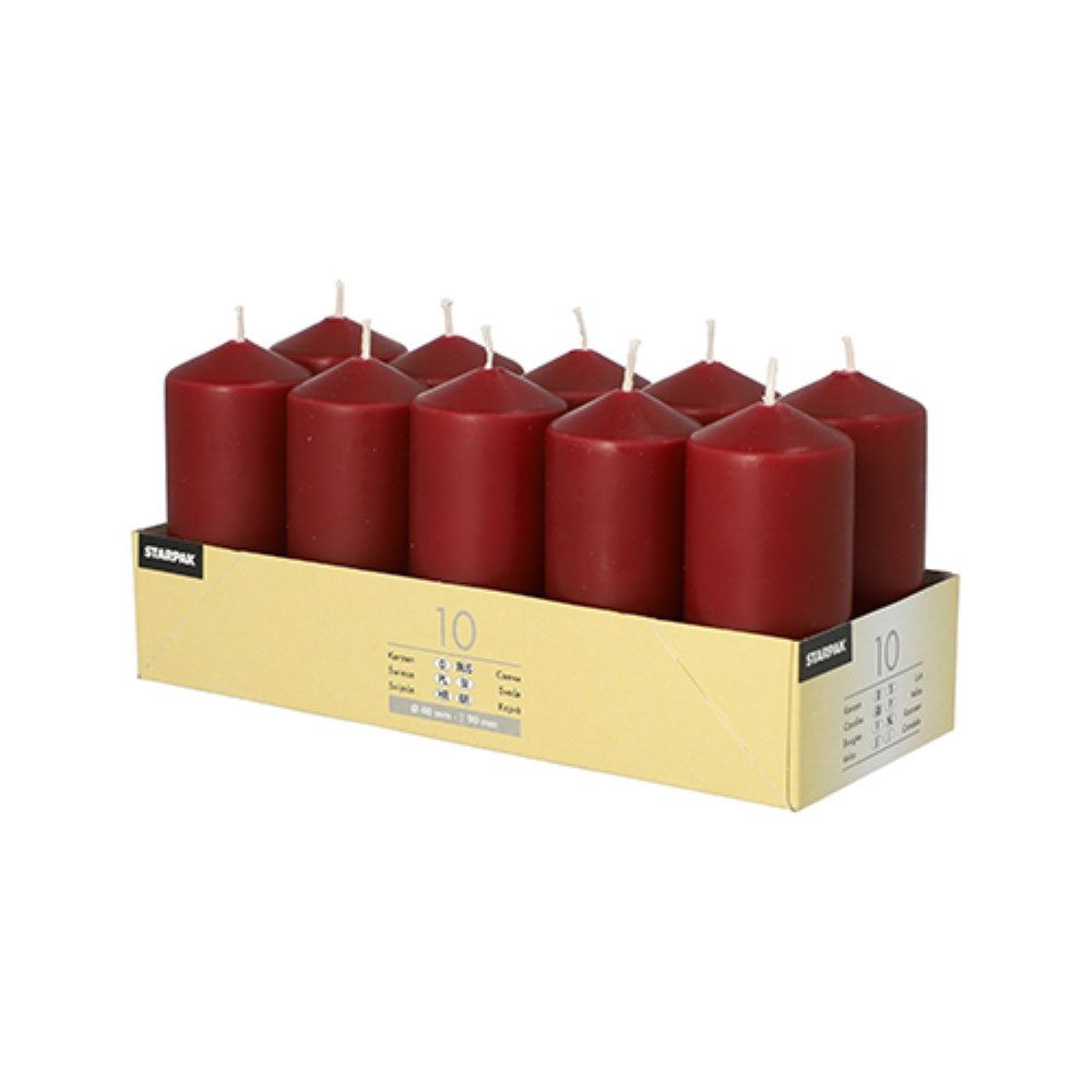 Starpak Stumpenkerze 10 Stumpenkerzen Ø 40 günstig online kaufen