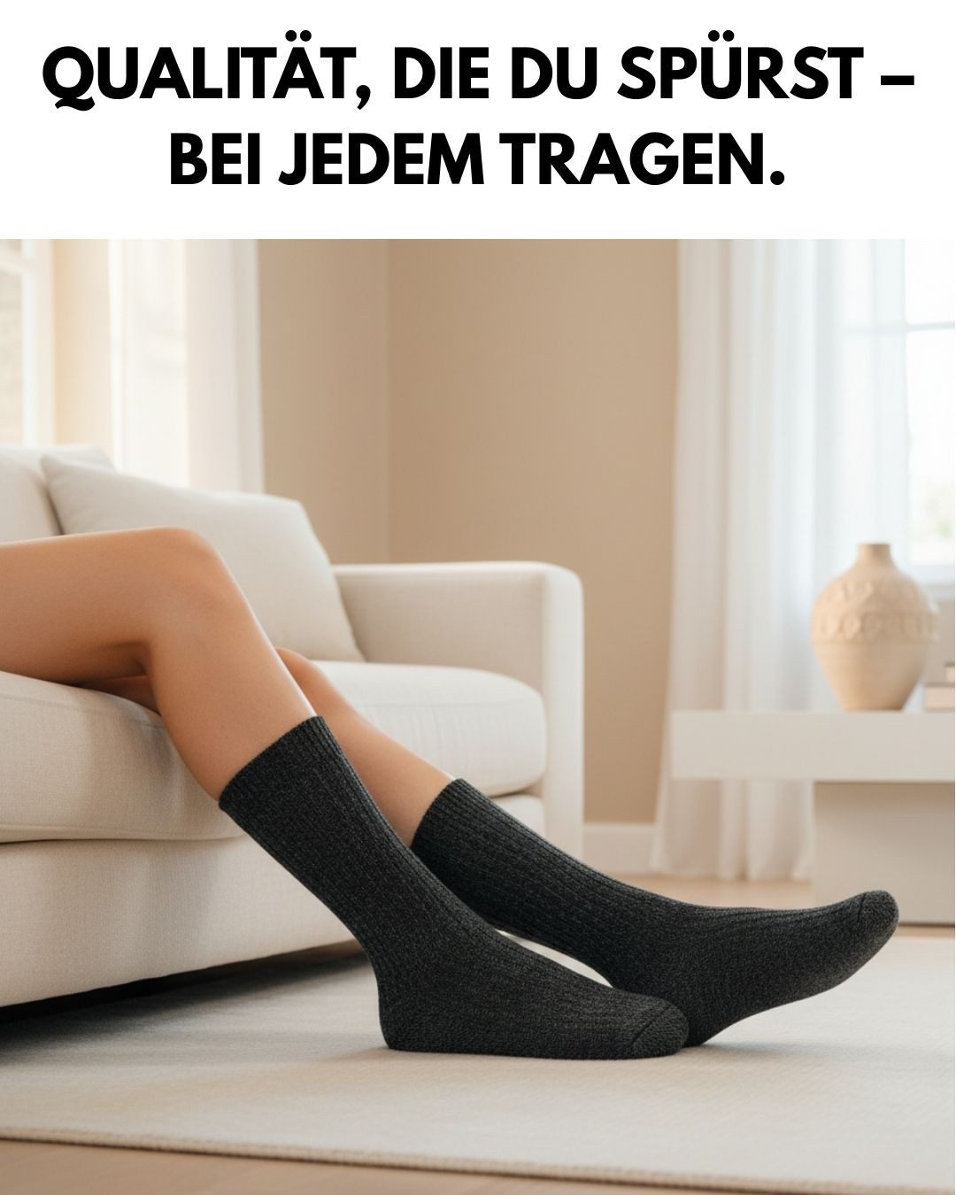 sockenkauf24 Norwegersocken Wintersocken warme Wollsocken Damen & Herren (Anthrazit, 6-Paar, 47-50) gepolsterte Frotteesohle - 20100
