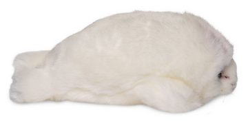 Uni-Toys Kuscheltier Seehund weiß - verschiedene Größen - Plüsch-Robbe - Plüschtier, zu 100 % recyceltes Füllmaterial