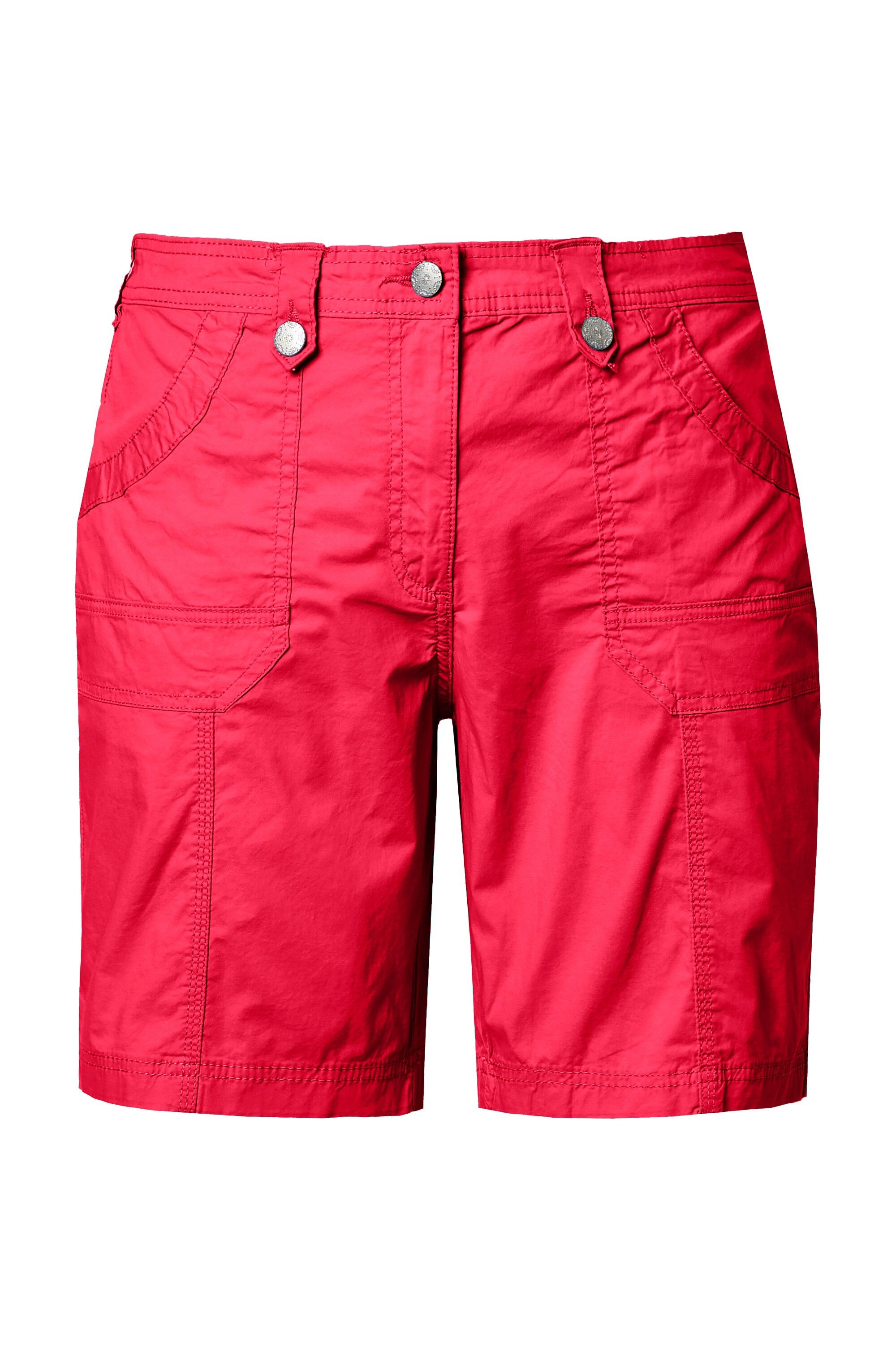 Ulla Popken Funktionshose Cargo-Bermuda Komfortbund 4-Pocket-Schnitt günstig online kaufen