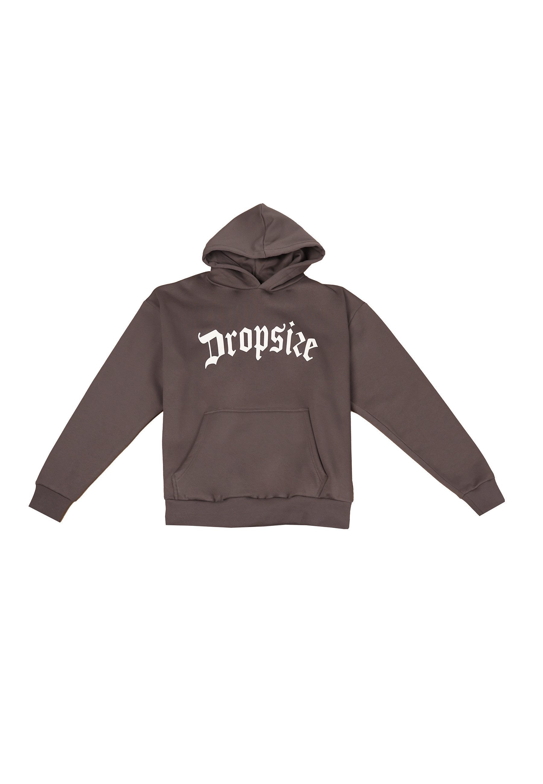 Dropsize Rundhalspullover Dropsize HEAVY LOGO DESIGN HOODIE (1-tlg)