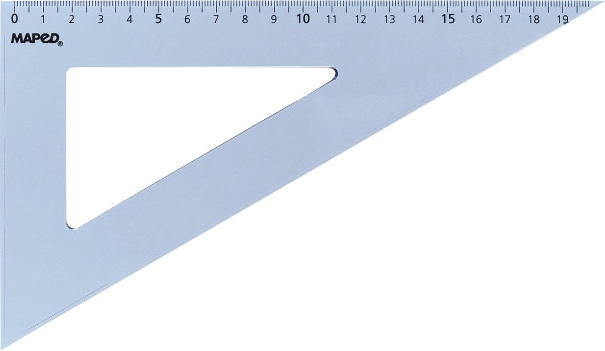 MAPED Geodreieck Zeichendreieck 60 21cm