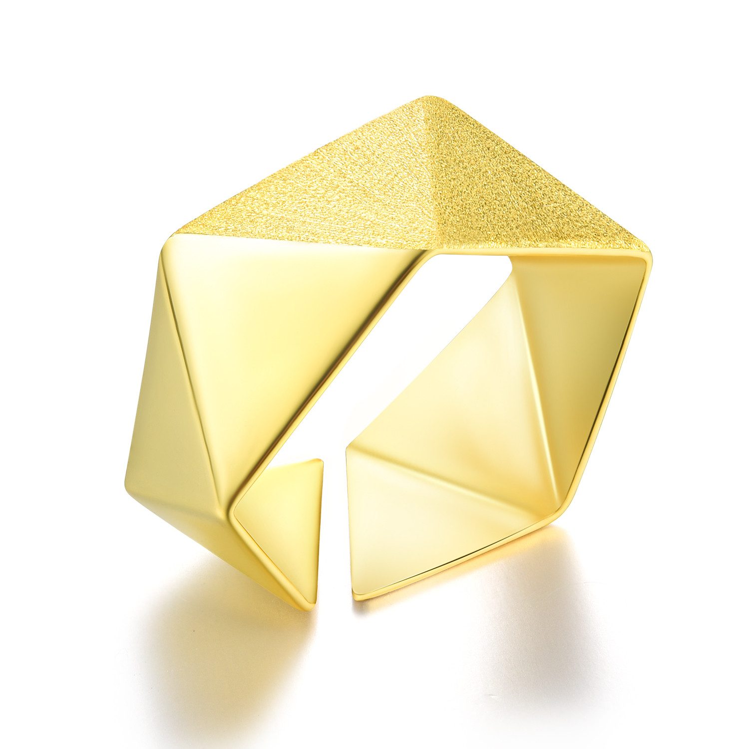 Runde Perlé Silberring Geometrischer Ring, handgefertigter günstig online kaufen
