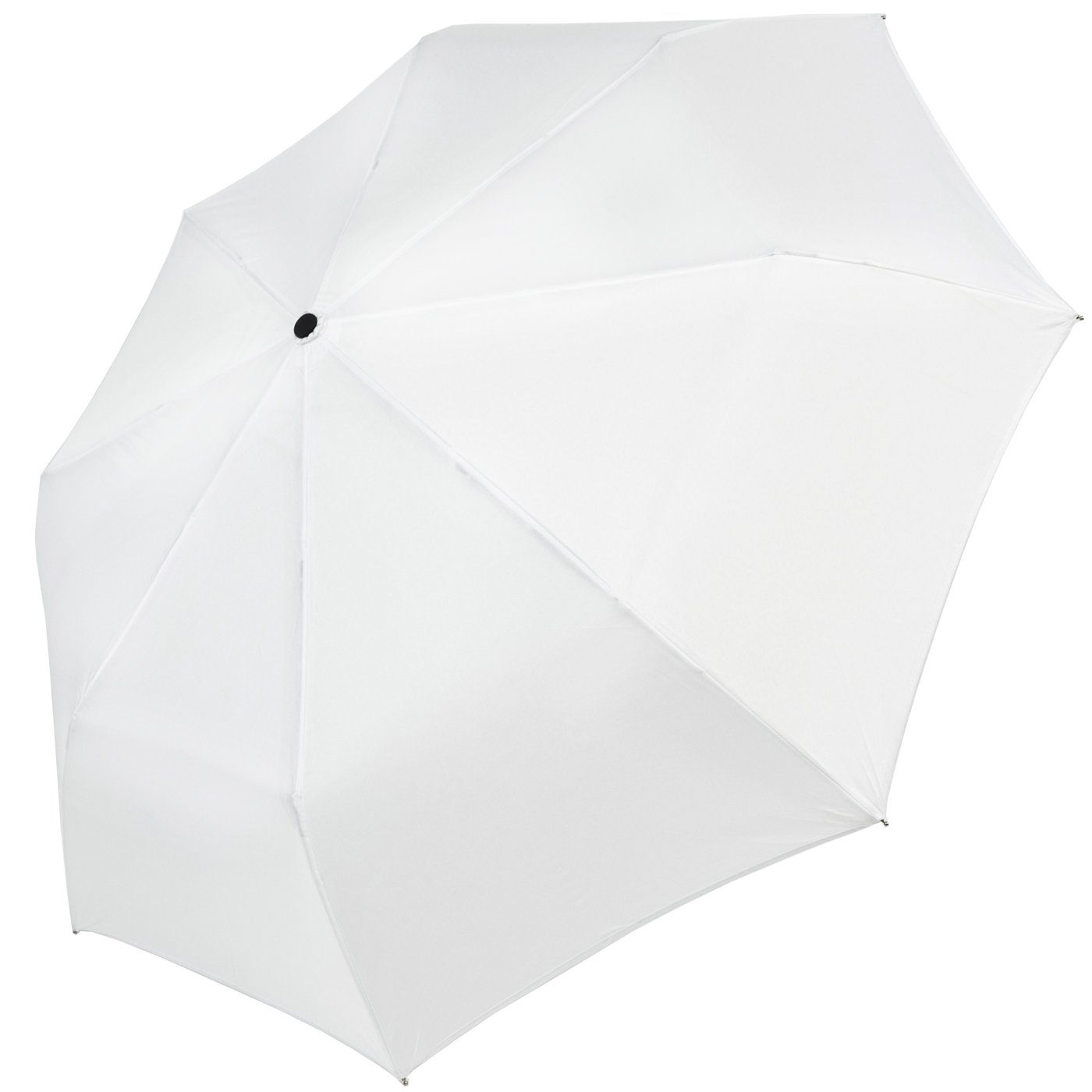 Ultra weiß farbenfroh mit - Light Taschenregenschirm leicht, iX-brella - Dach großem extra Mini