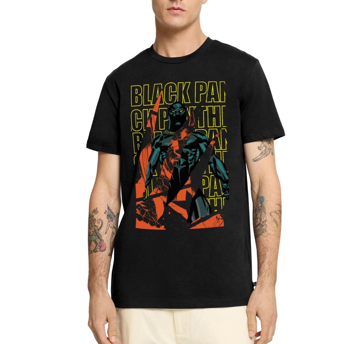 T-Shirt Avengers Superheld Black Panther Männer Premium T-Shirt