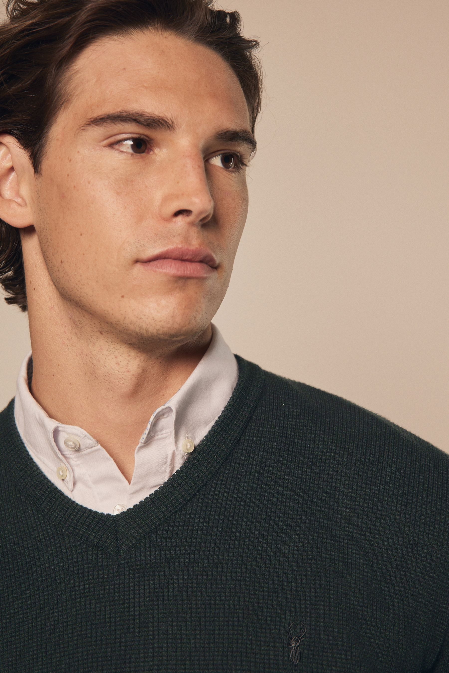 Next 2-in-1-Pullover Pullover mit Hemdkragen (1-tlg)