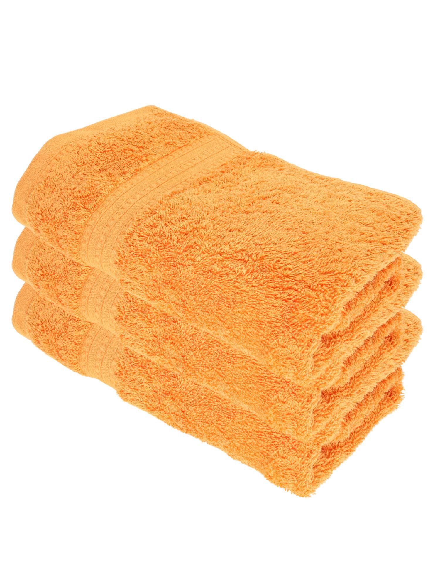 Julie Julsen Handtücher 3-Handtücher-Orange, Bio-Baumwolle (3-St) günstig online kaufen