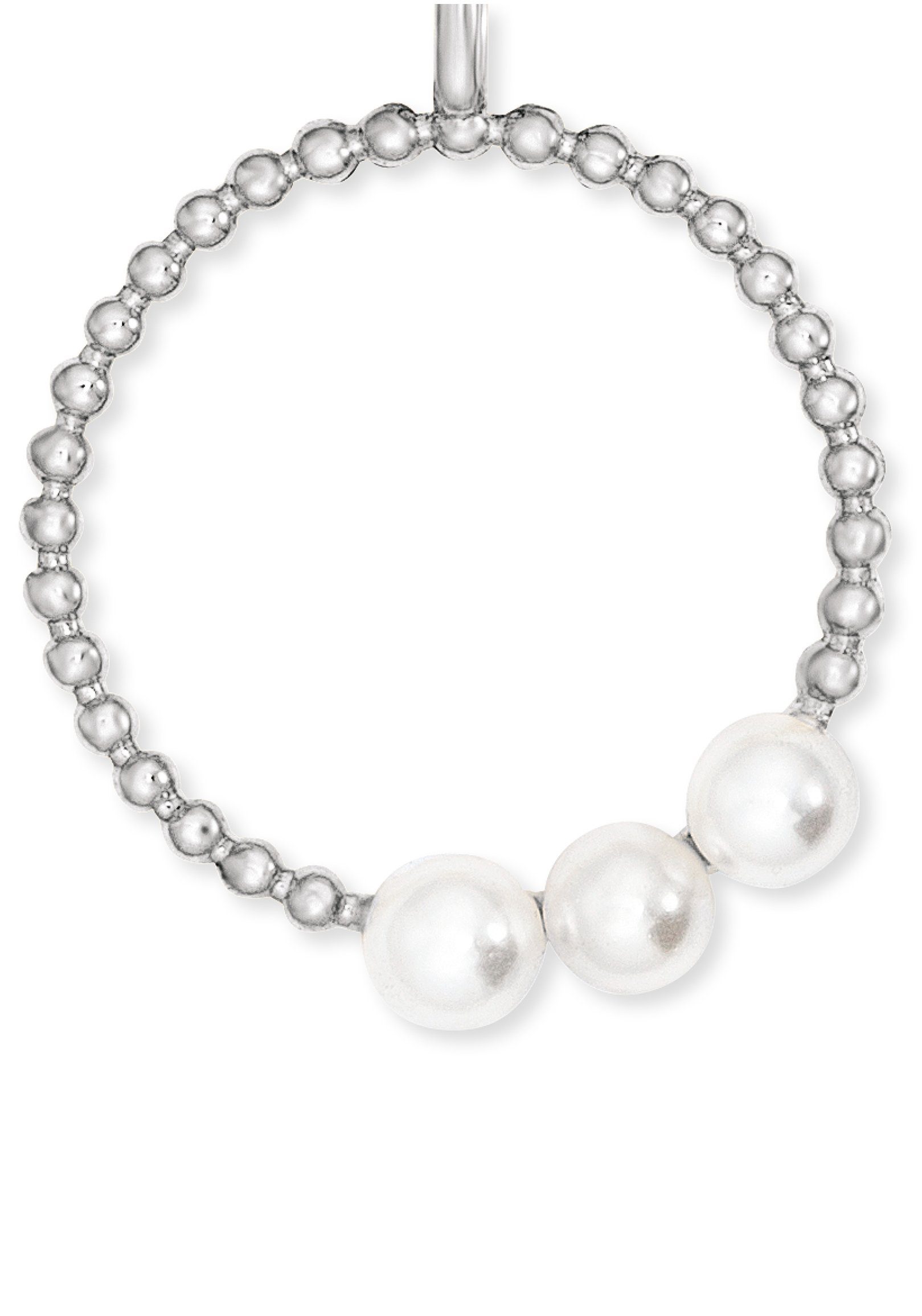 Engelsrufer Kette ERN-PEARLS, Muschelkernperle Pearls, silberfarben-perlmuttfarben ERN-PEARLS-G, mit Anhänger mit