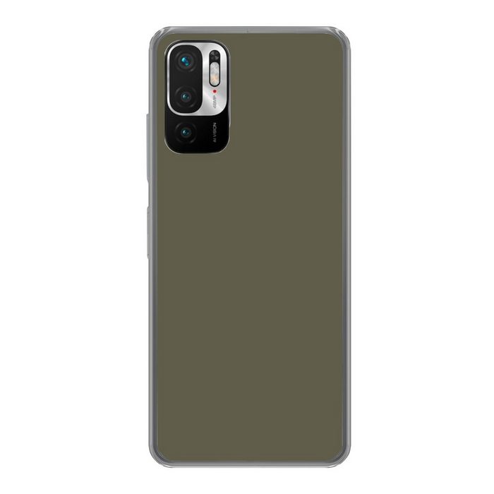 MuchoWow Handyhülle Grau - Warm - Herbst Phone Case Handyhülle Xiaomi Redmi Note 10 5G Silikon Schutzhülle