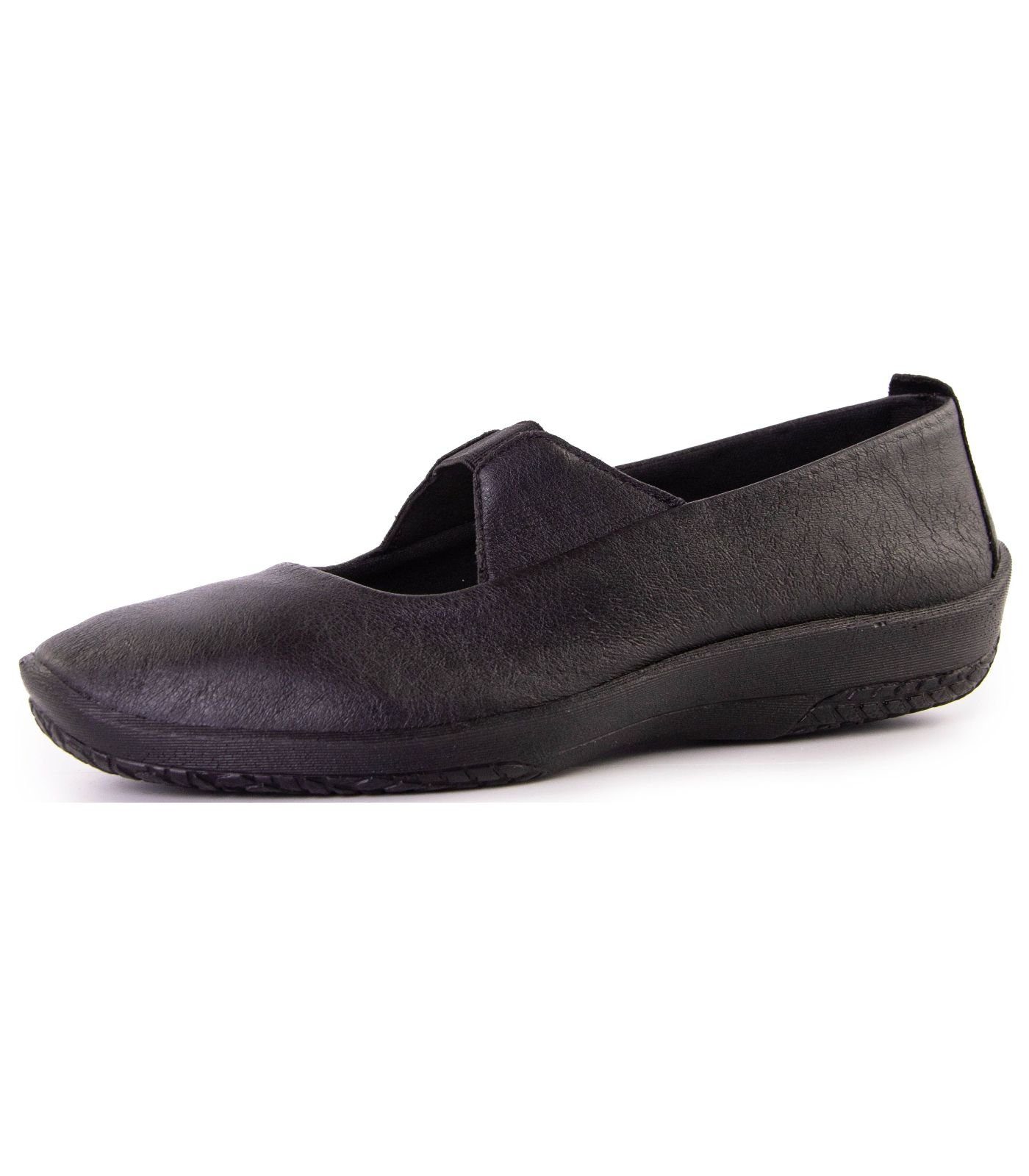 ARCOPEDICO Schwarz Slipper Slipper Lederimitat