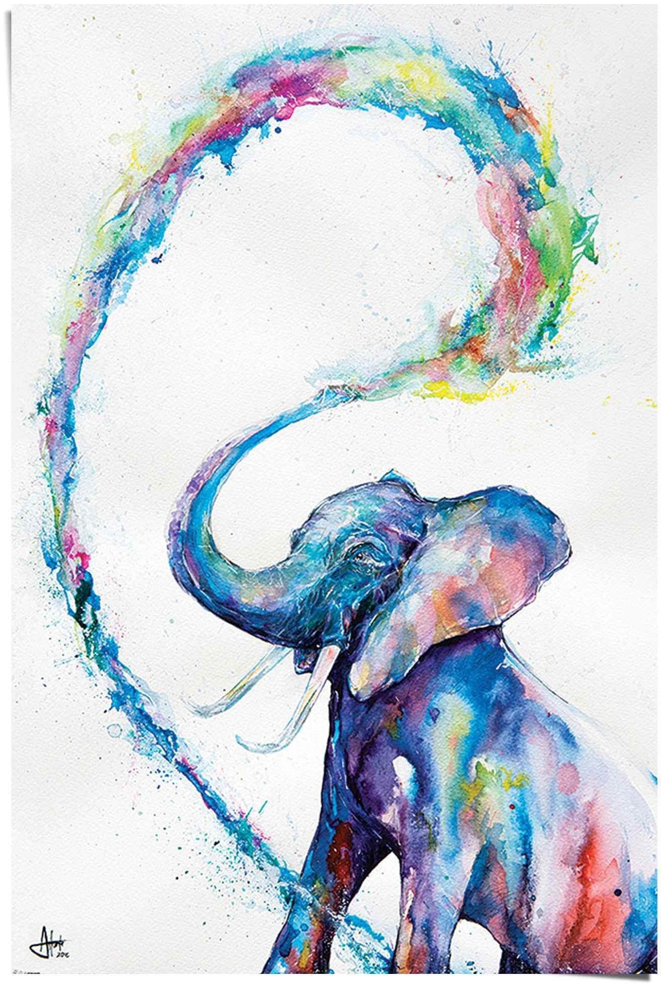 Reinders! Poster Elefant Art, (1 St)