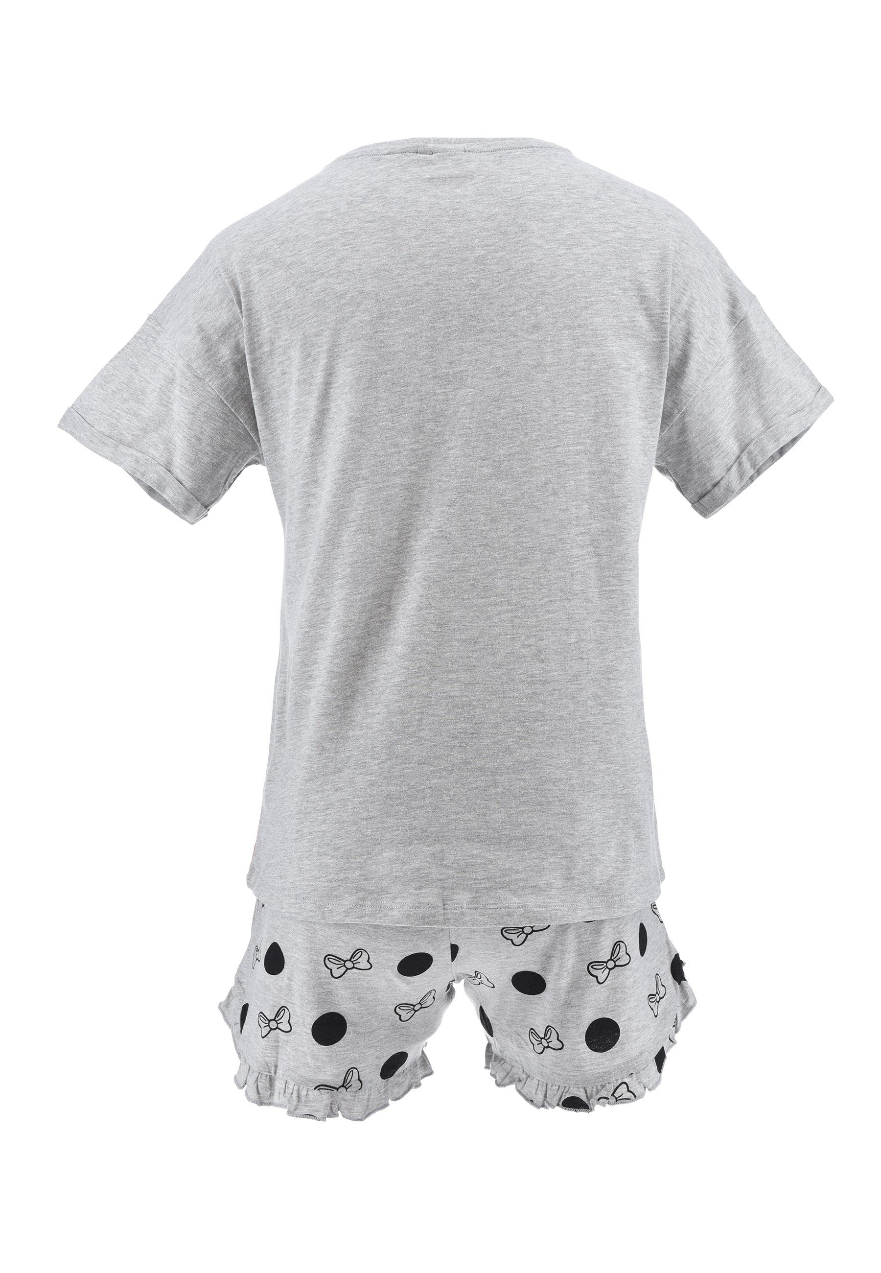 Disney Minnie Mouse Shorty Damen Frauen Sommer-Pyjama T-Shirt und Shorts Se günstig online kaufen