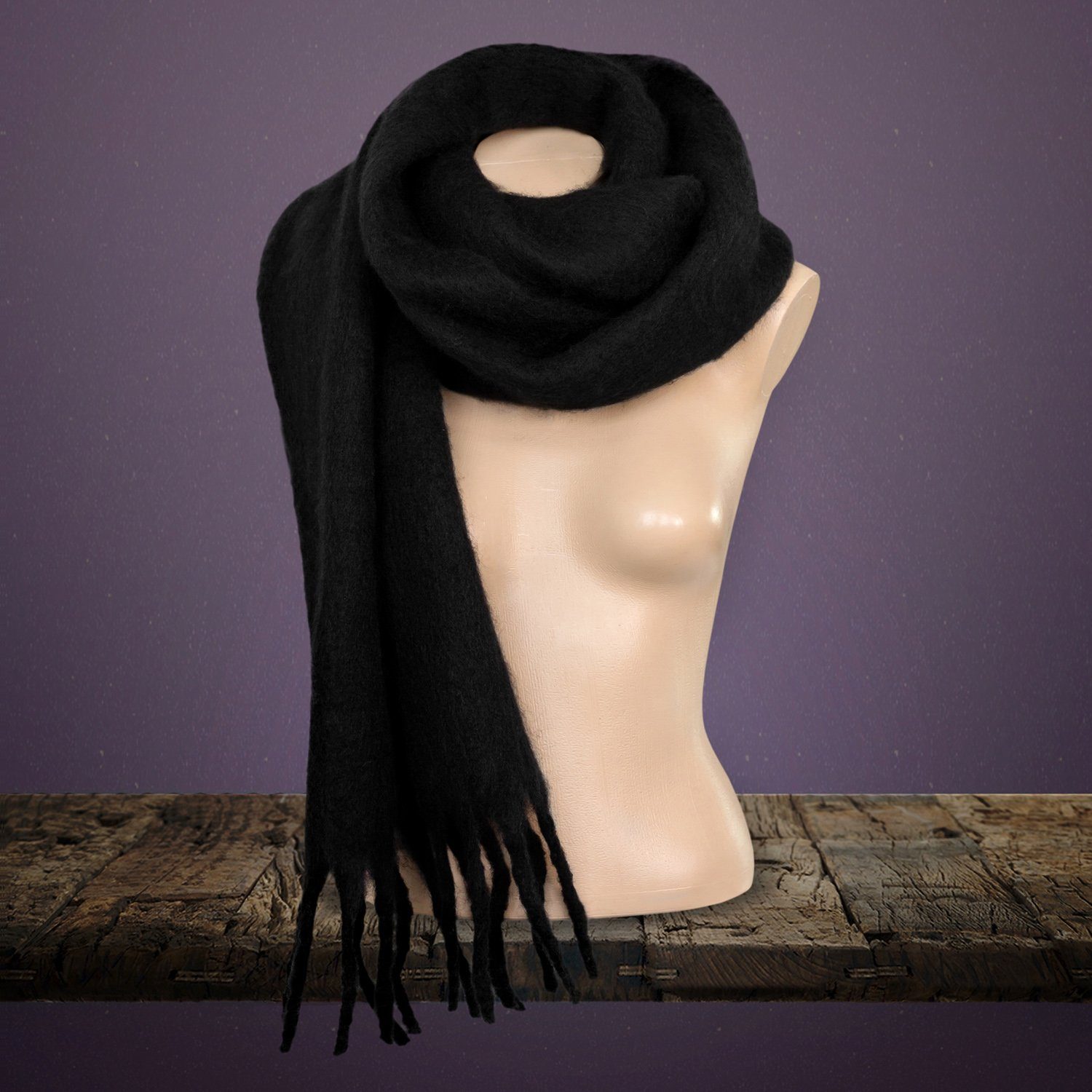 MyBeautyworld24 Strickschal Damen Winterschal Oversized Schal kuschelig weich