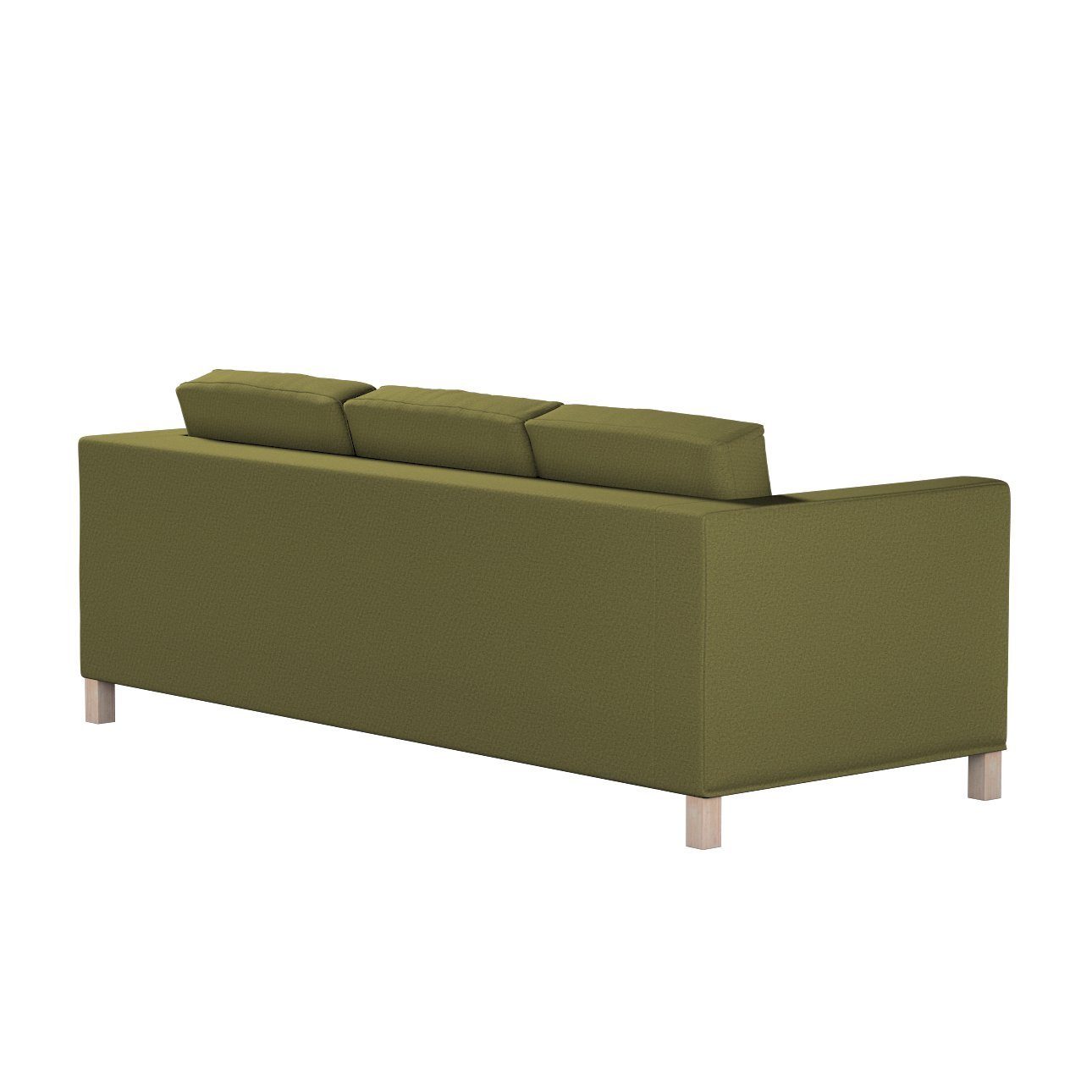 Sofa 3-Sitzer Sofahusse nicht olivgrün ausklappbar Karlanda Etna, kurz, Dekoria