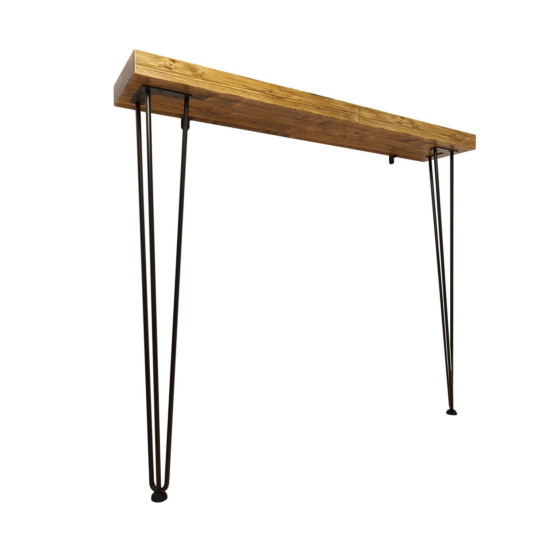 HEVVA Konsolentisch Konsolentisch LUGANO mit Massivholzplatte - Tischbeine günstig online kaufen