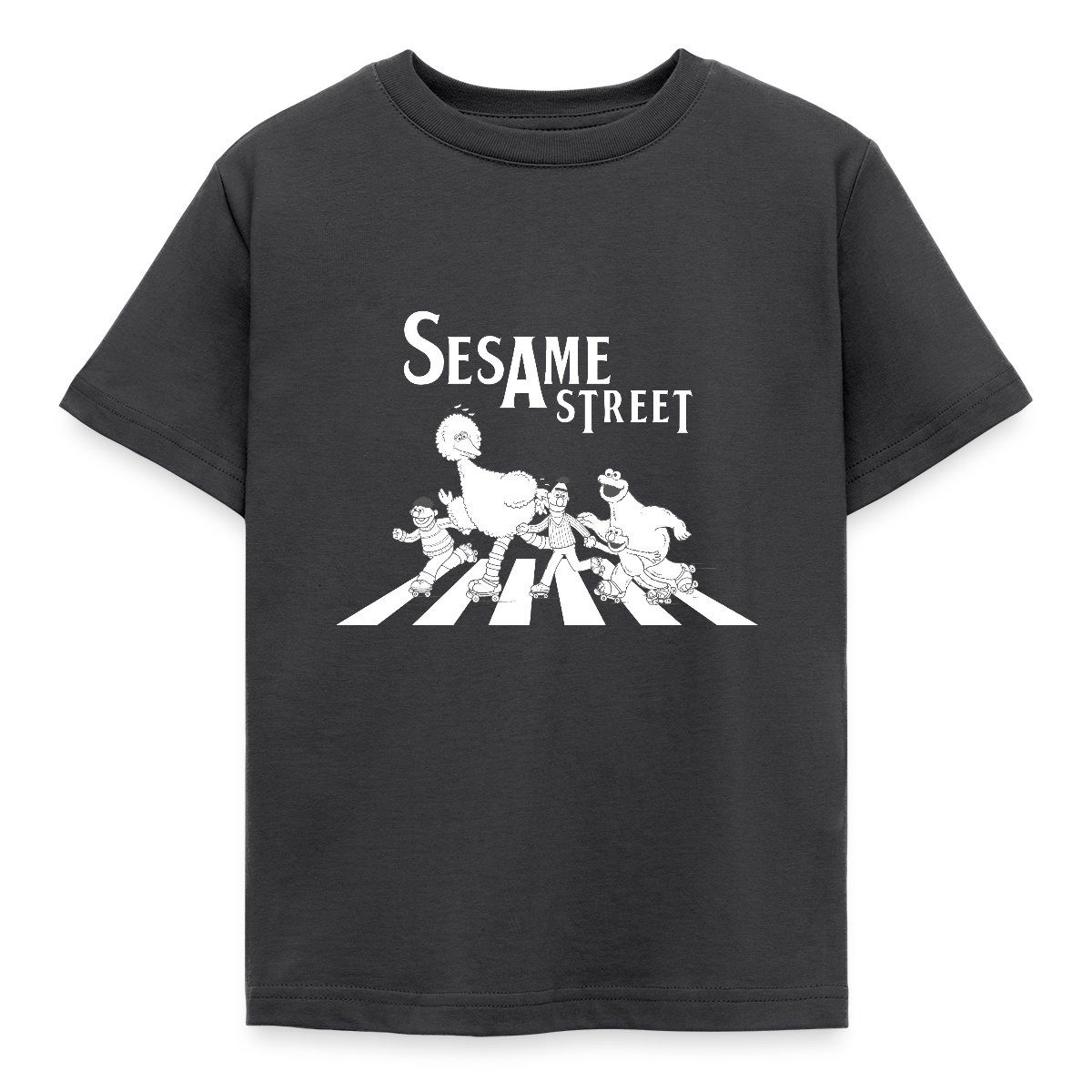 T-Shirt Sesamstraße Zebrastreifen Klassiker Kinder T-Shirt