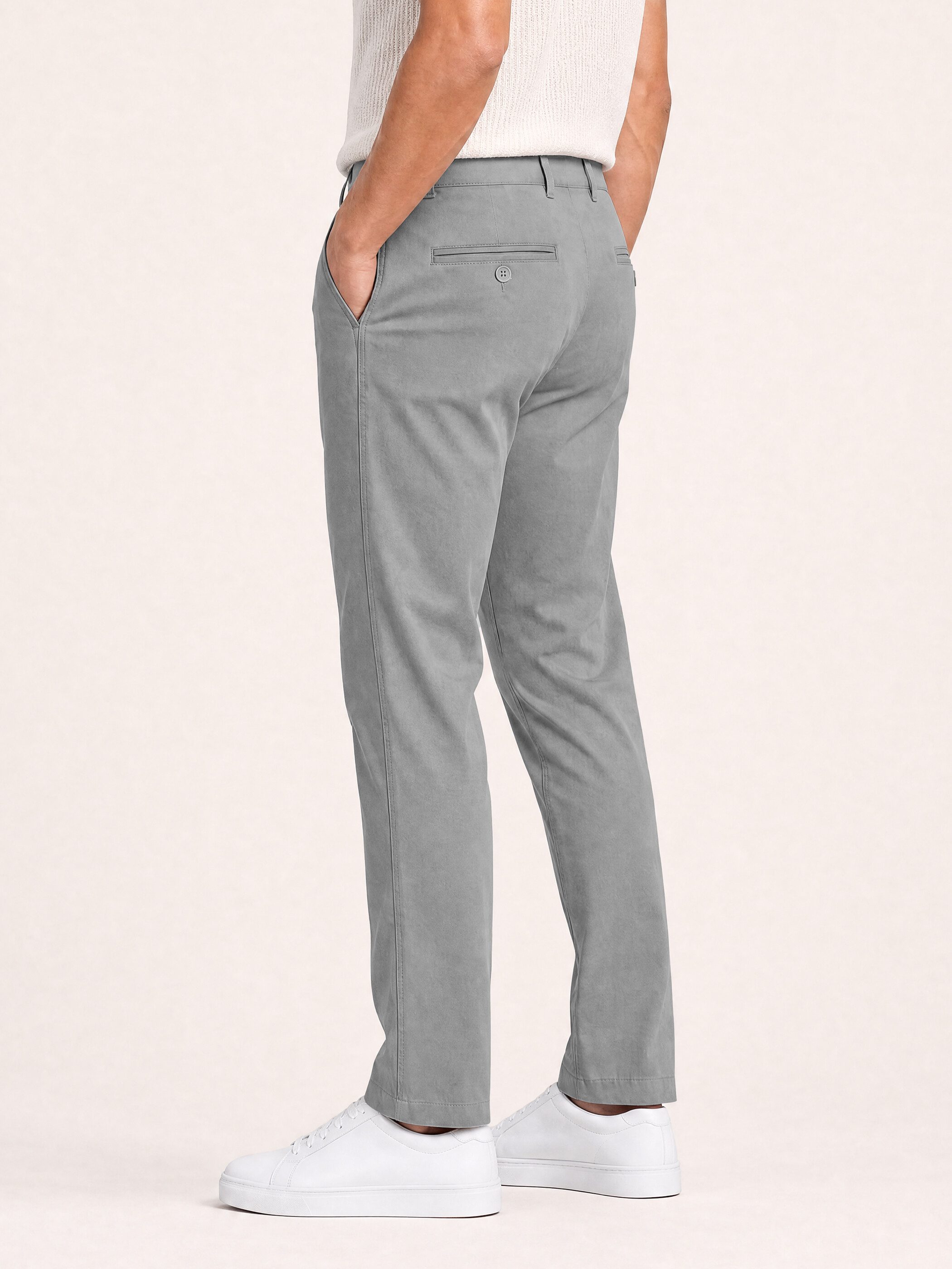 Yazubi Chinohose elegante Chino Hose mit Stretch Slim Fit Herren Hosen für Männer, Stoffhosen & Chinohosen, Herrenhosen – Bild 4 von 5