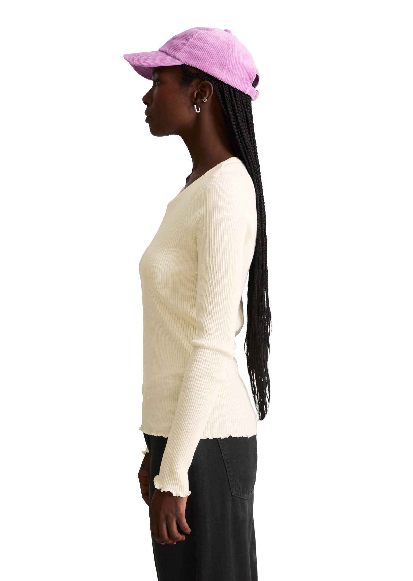 Marc O'Polo DENIM Langarmshirt aus Organic-Cotton-Stretch