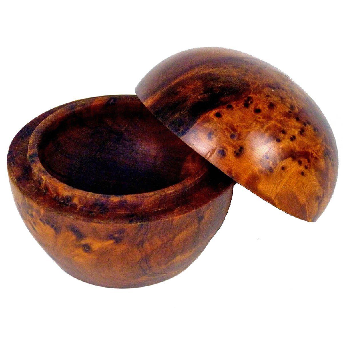 SIMANDRA Schmuckablage Schatulle (Rund, 2 St., Thuja), Thuja Holz