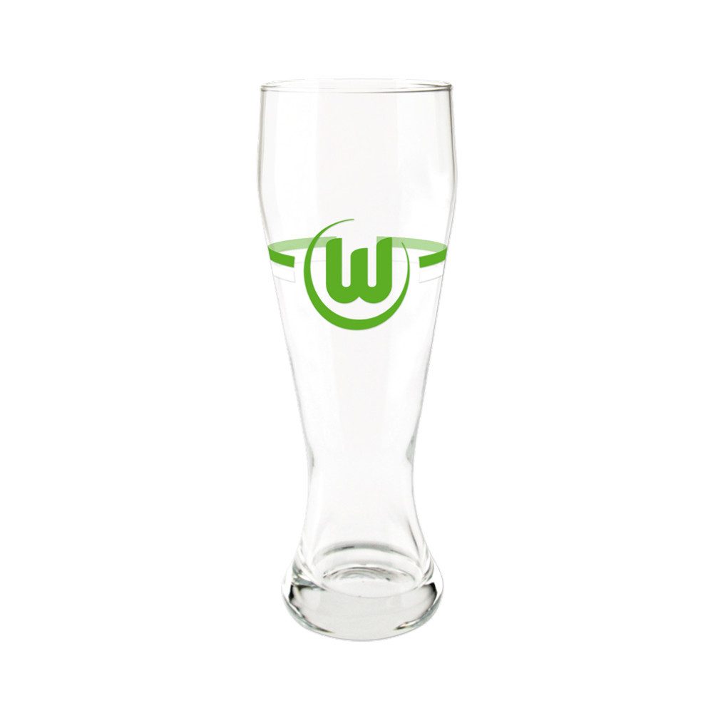VfL Wolfsburg Glas VfL Wolfsburg Weizenbierglas grün-weiß