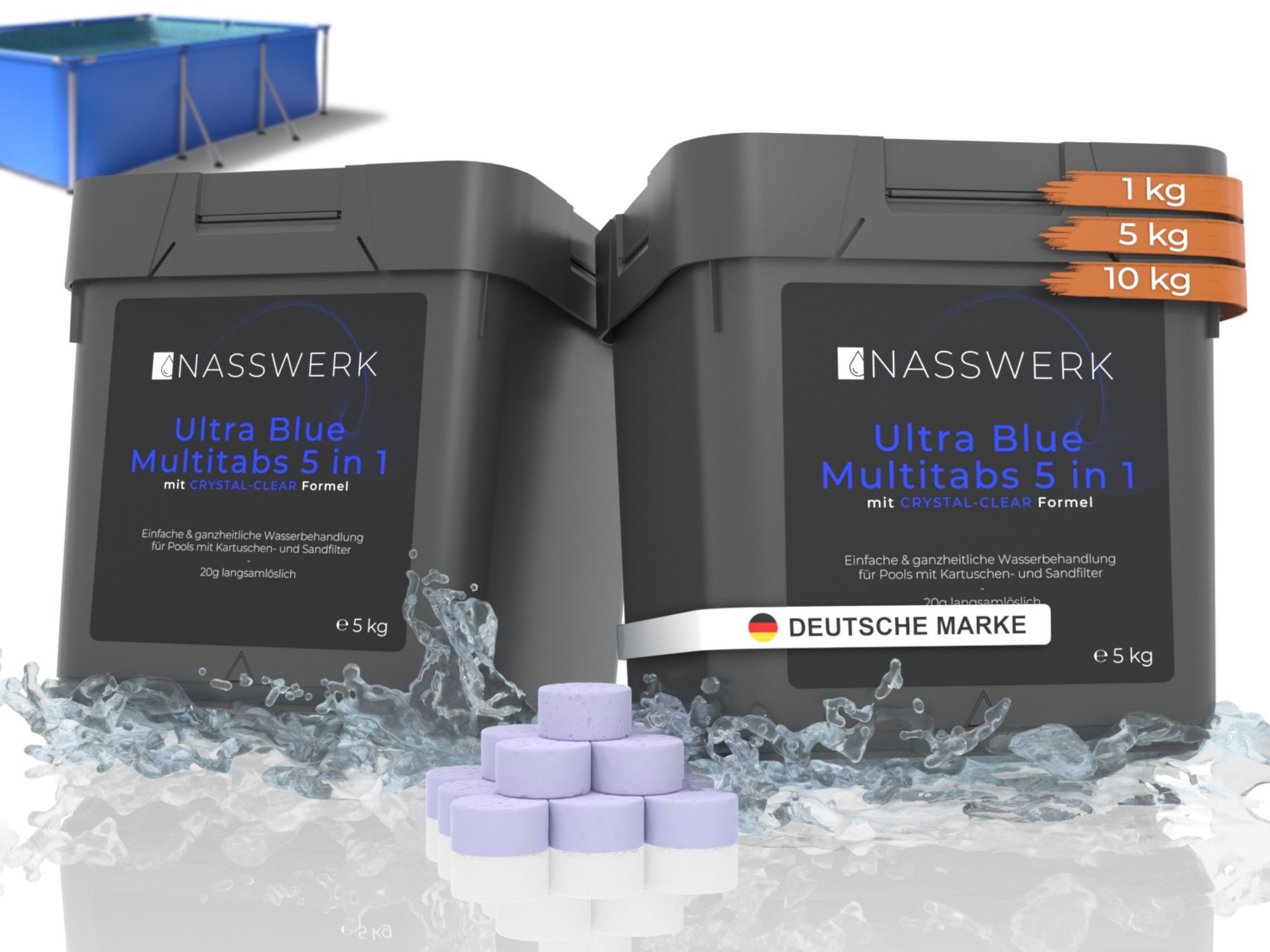 Nasswerk® Chlortabletten Multitabs 5-in-1 für Pool günstig online kaufen