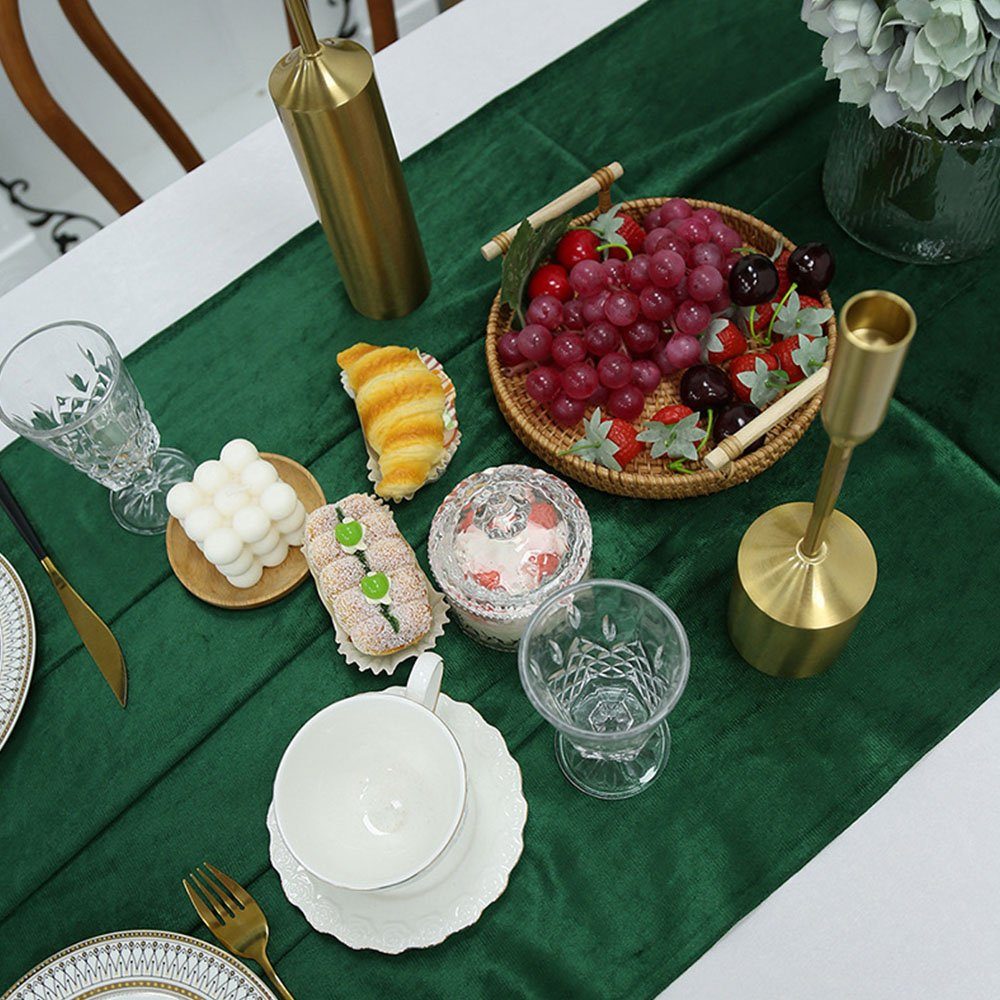 Tüll Grün Tischdeko Tischläufer Stoff FELIXLEO 70*300cm Tischdecke