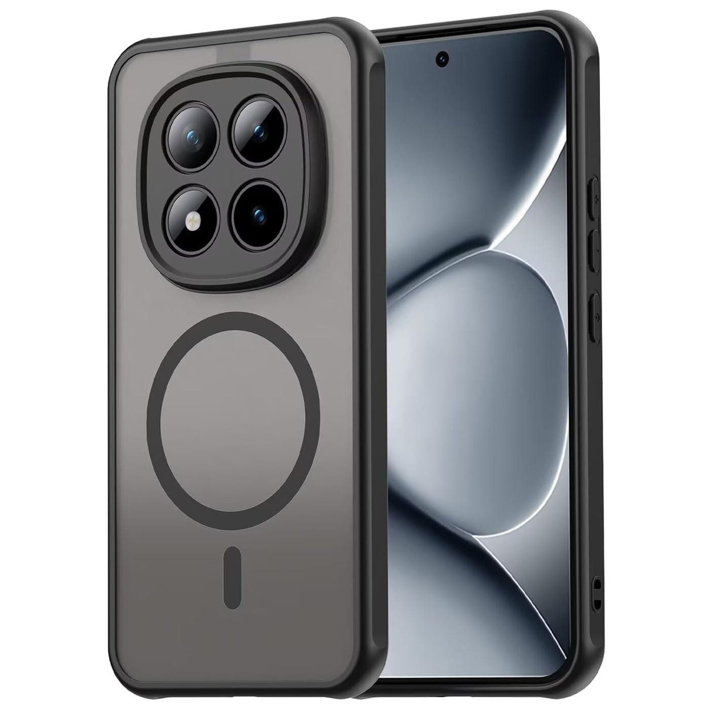 CoolGadget Handyhülle Magnet-Hülle für Xiaomi Redmi Note 15 Pro 4G Schutzhülle magnetisch 6,77 Zoll, Hülle Matt Stoßfest kompatibel mit QI-Laden Zubehör Kameraschutz Case