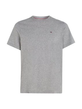 Tommy Jeans T-Shirt TJM ESSENTIAL SOLID TEE Regular Fit mit Rundhalsausschnitt und dezenter Logo-Flag