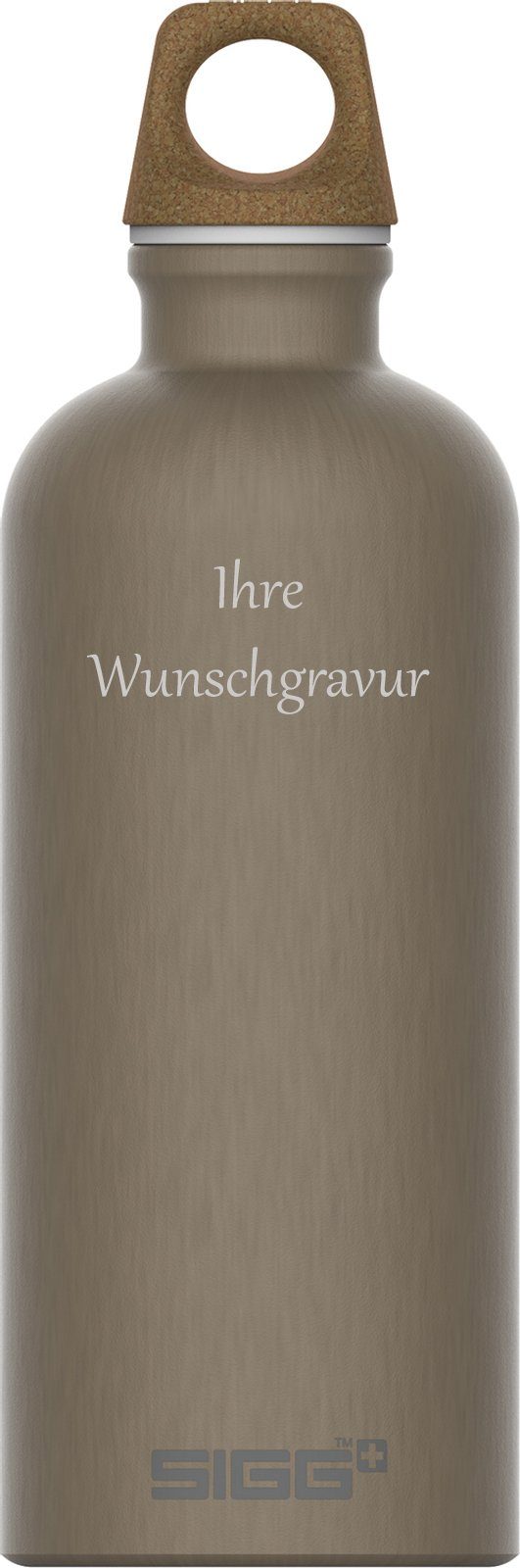 Trinkflasche 'Traveller MyPlanet' - 1 L Lighter Plain, mit Namensgravur