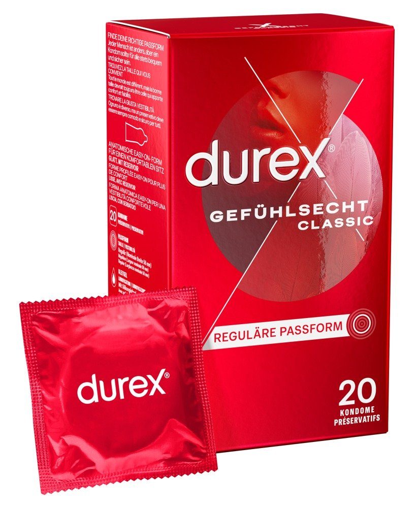 Kondome Durex - Durex Gefühlsecht Classic - (div. Varianten)