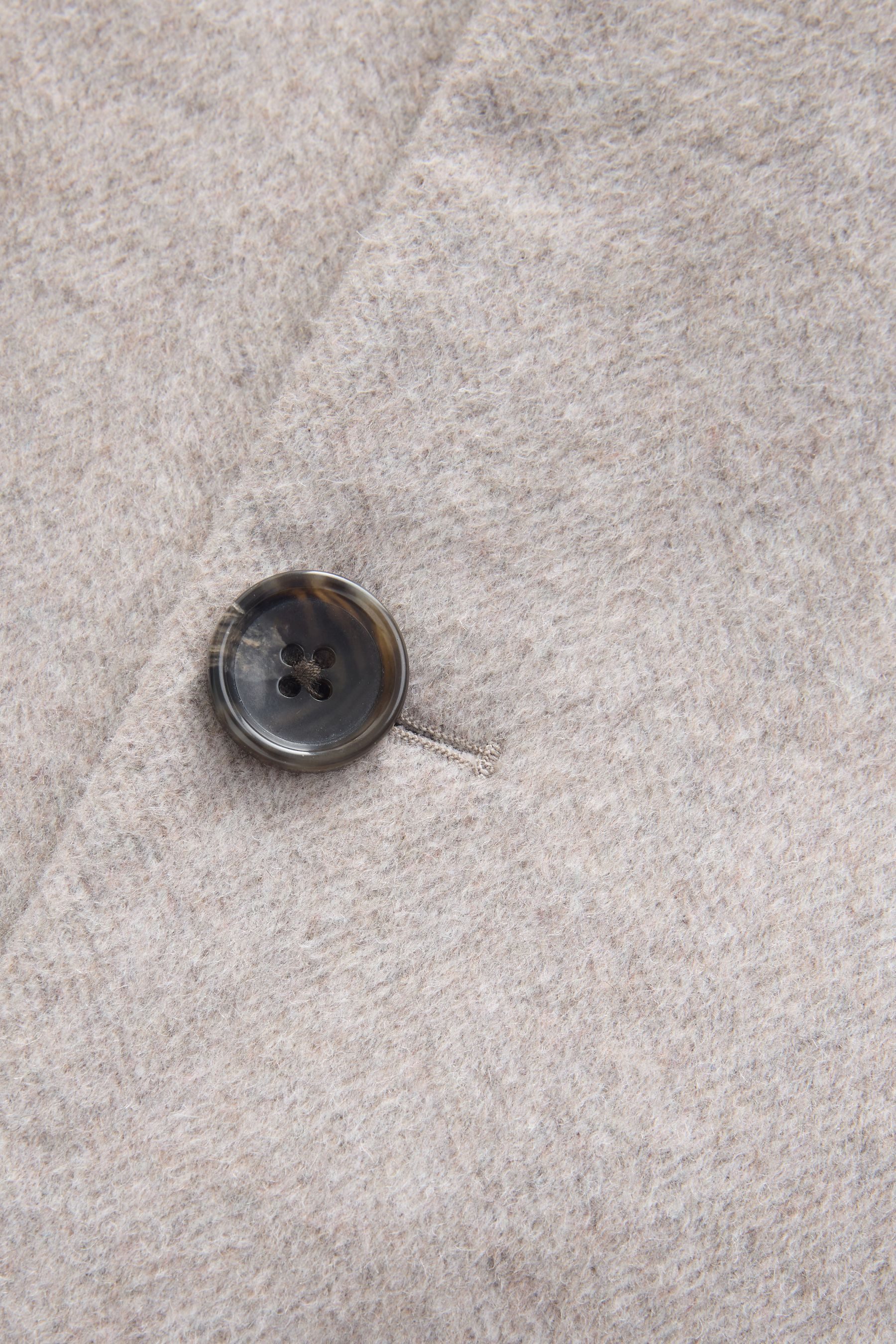 Next Langmantel Epsom Mantel mit Fischgrätmuster und Samtbesatz (1-tlg)