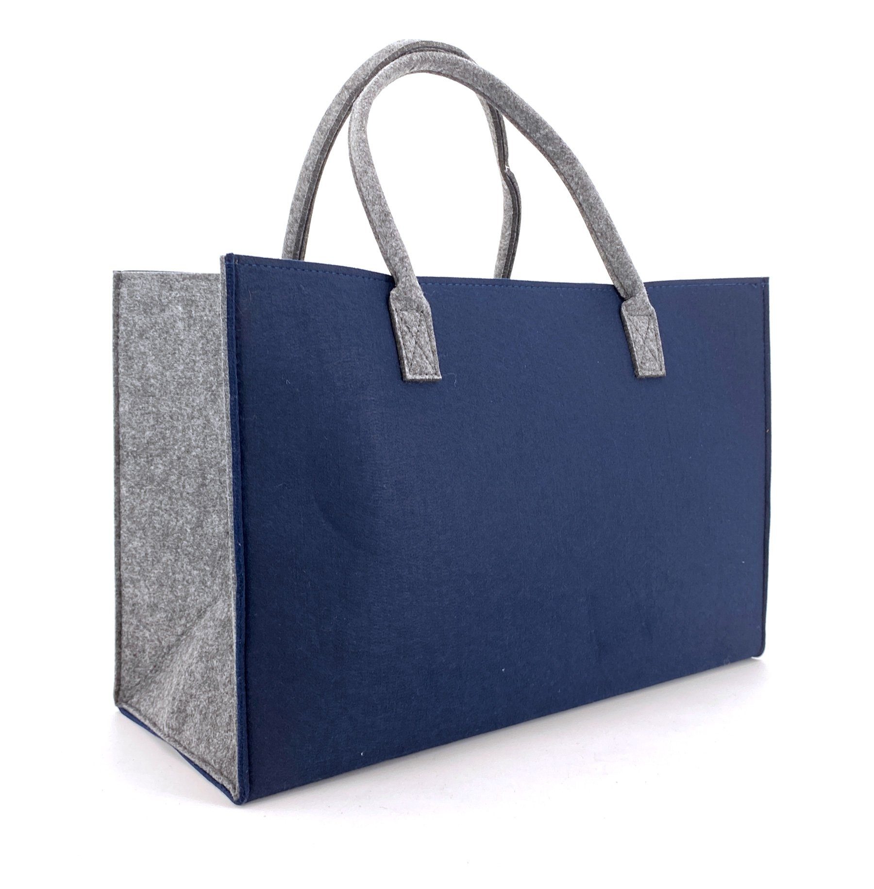 Einkaufsshopper Universal Filztasche Einkaufstasche Filz Shopper, Henkel Tragetasche - strapazierfähig langlebig nachhaltig