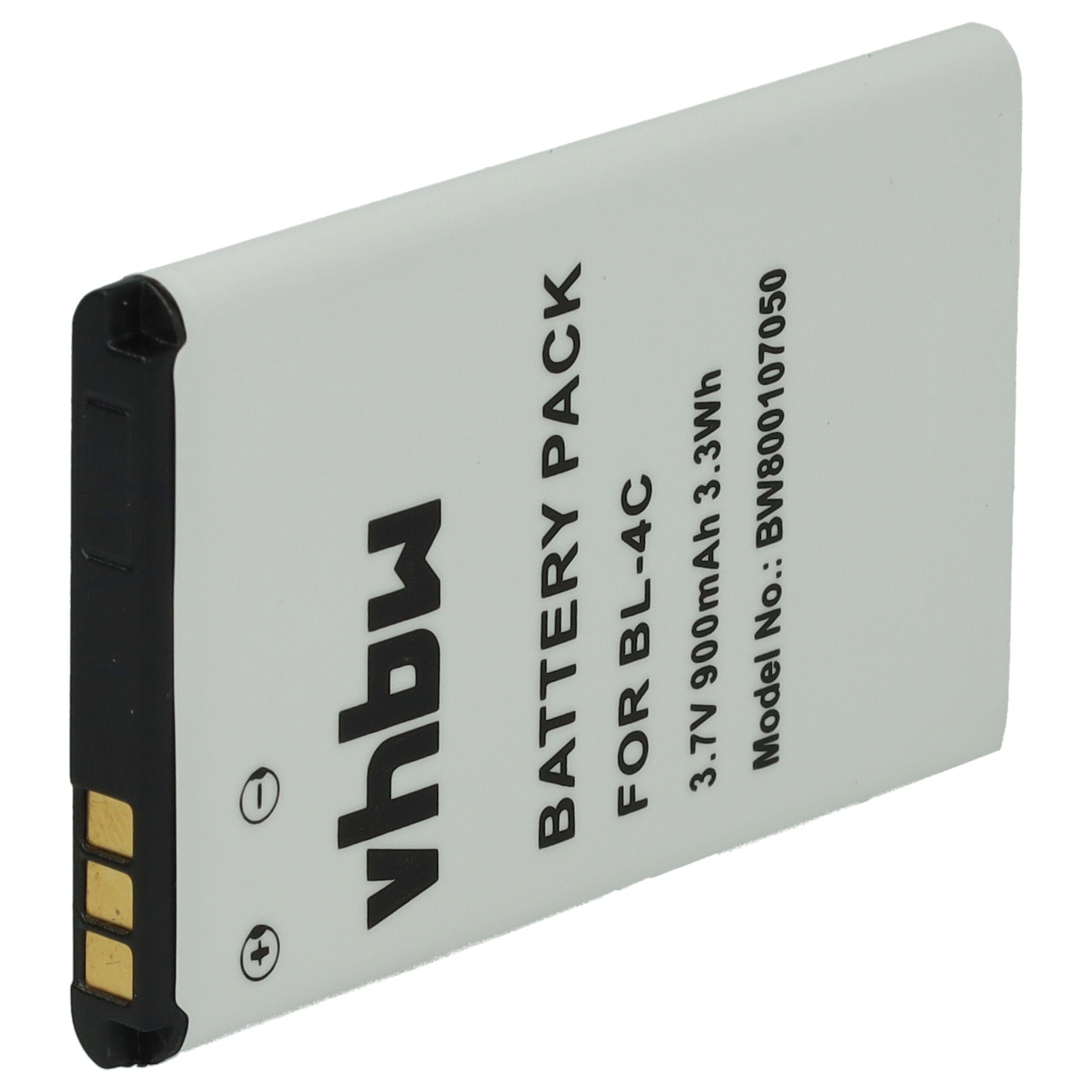 Emporia mAh vhbw Telme kompatibel 900 C140 mit Smartphone-Akku (3,7 Li-Ion V)