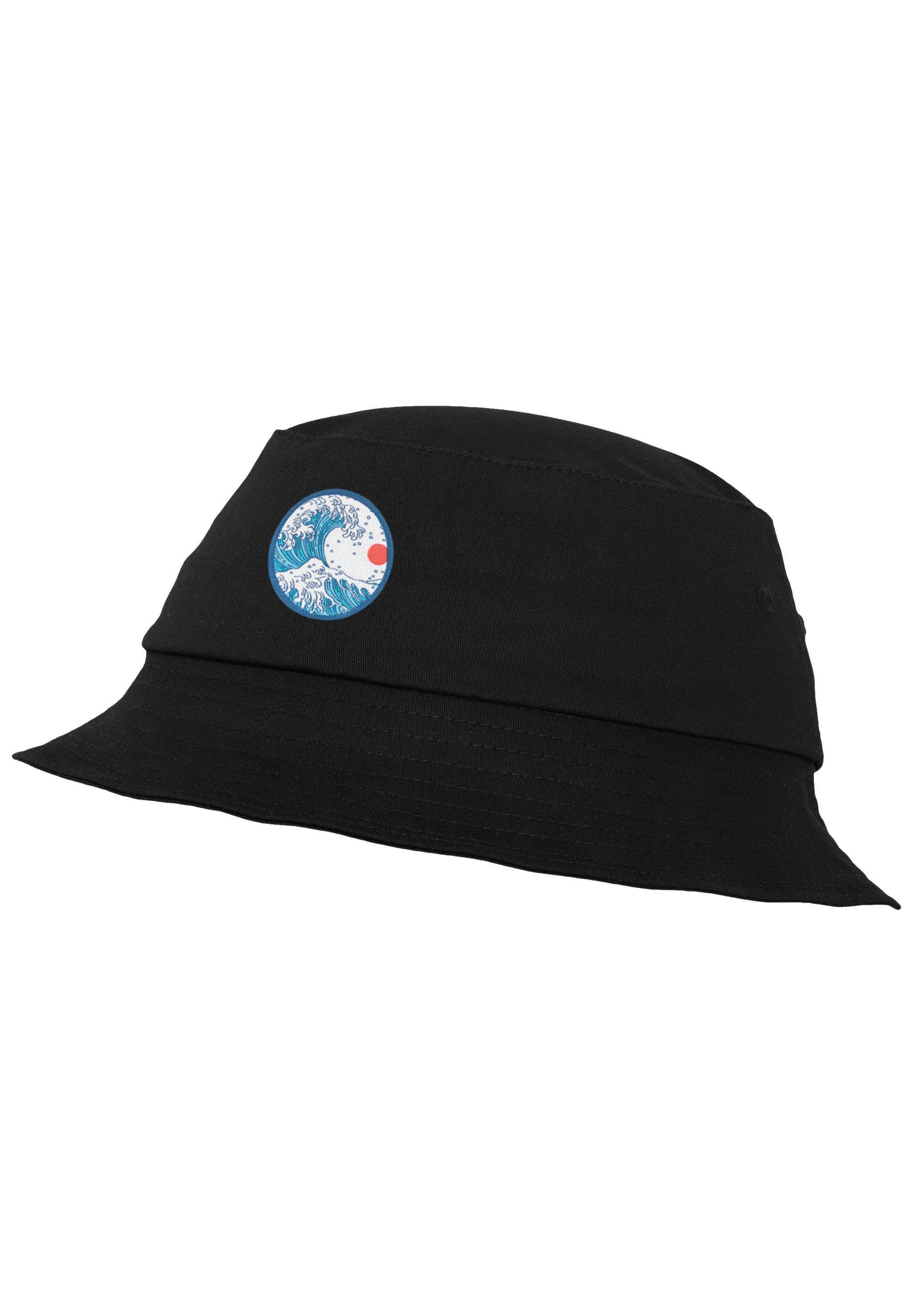 schwarz Hat F4NT4STIC Kanagawa Fischerhut Bucket