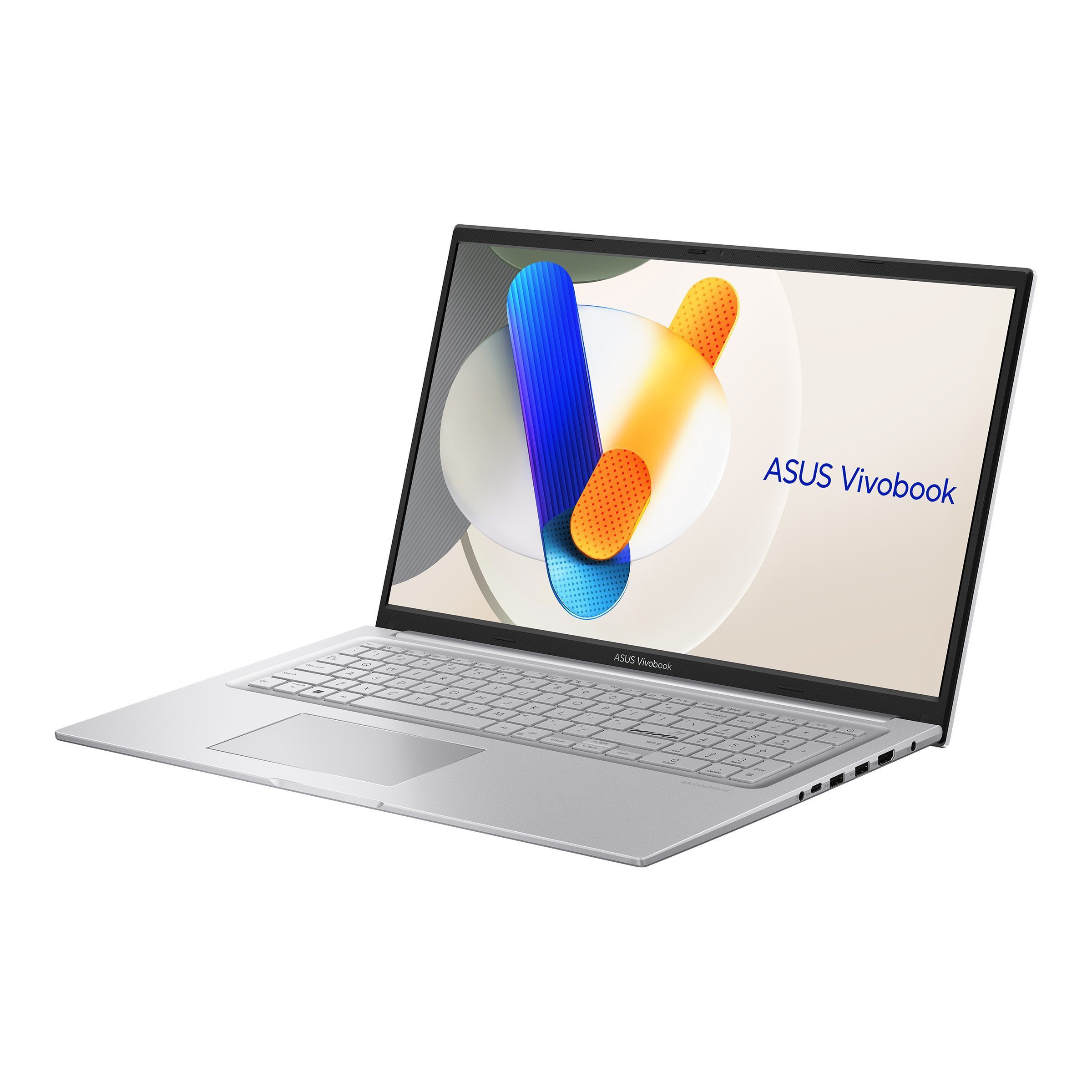 Asus VivoBook X170, Intel Core i7-1355U, Beleuchtete Tastatur, Business-Notebook (Intel Core i7 1355U, Intel Iris Xe, 8 GB, 256 GB SSD, Windows 11 Pro, MS Office 2024 Pro Dauerlizenz)
