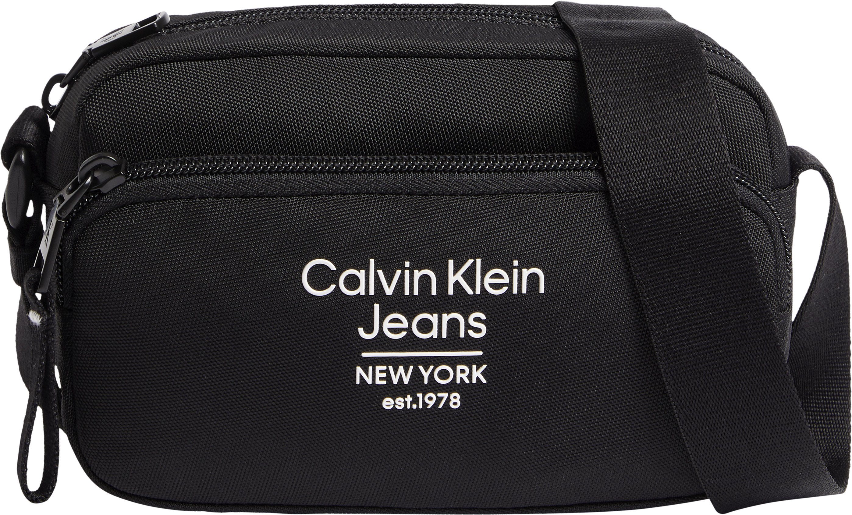 Calvin Klein kleine Mini Umhängetasche Bag ESSENTIALS SPORT CAMERABAG18 EST, Jeans