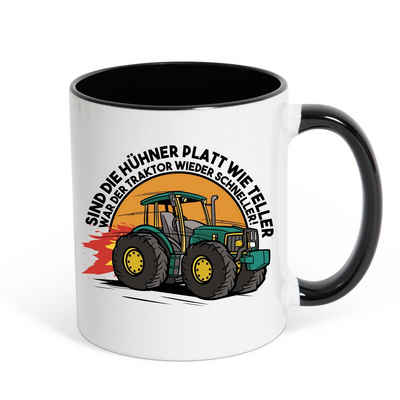 Youth Designz Tasse Traktor Farmer Kaffeetasse Geschenk, Keramik, mit lustigem Motiv