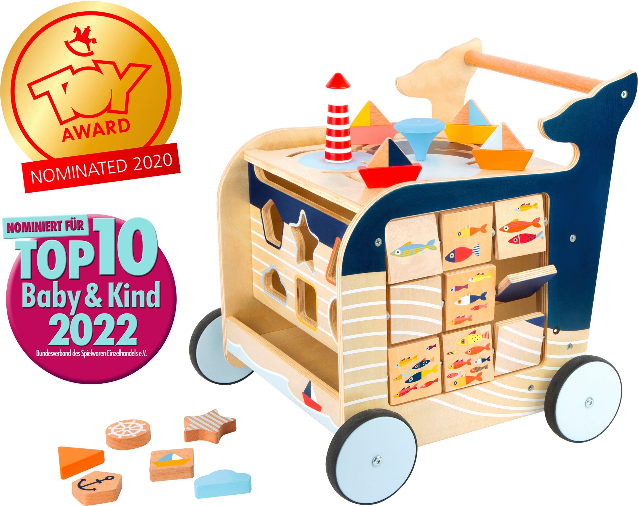 Small Foot Lauflernwagen Lauflernwagen Wal