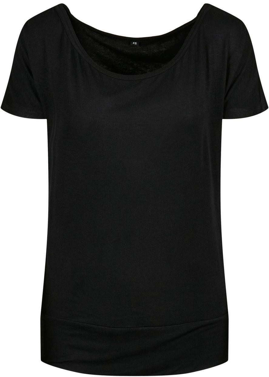 Build Your Brand Rundhalsshirt Damen Viskose T-Shirt